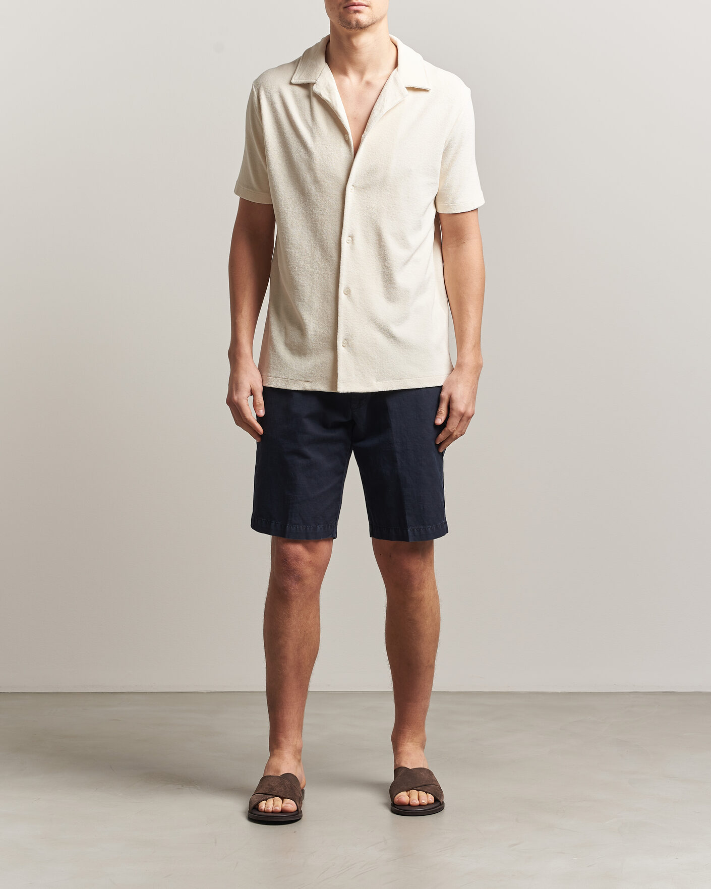 Herre | Skjorter | Altea | Terry Bowling Shirt Off White