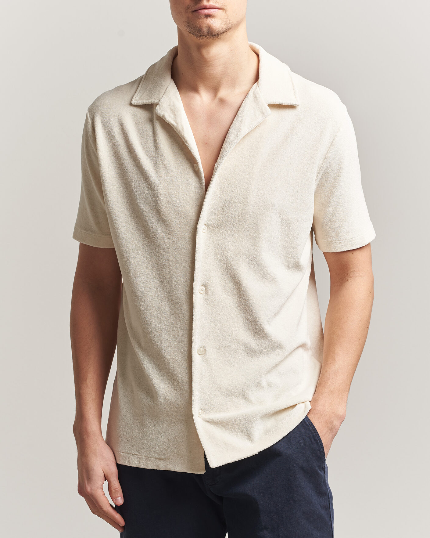 Herre | Skjorter | Altea | Terry Bowling Shirt Off White