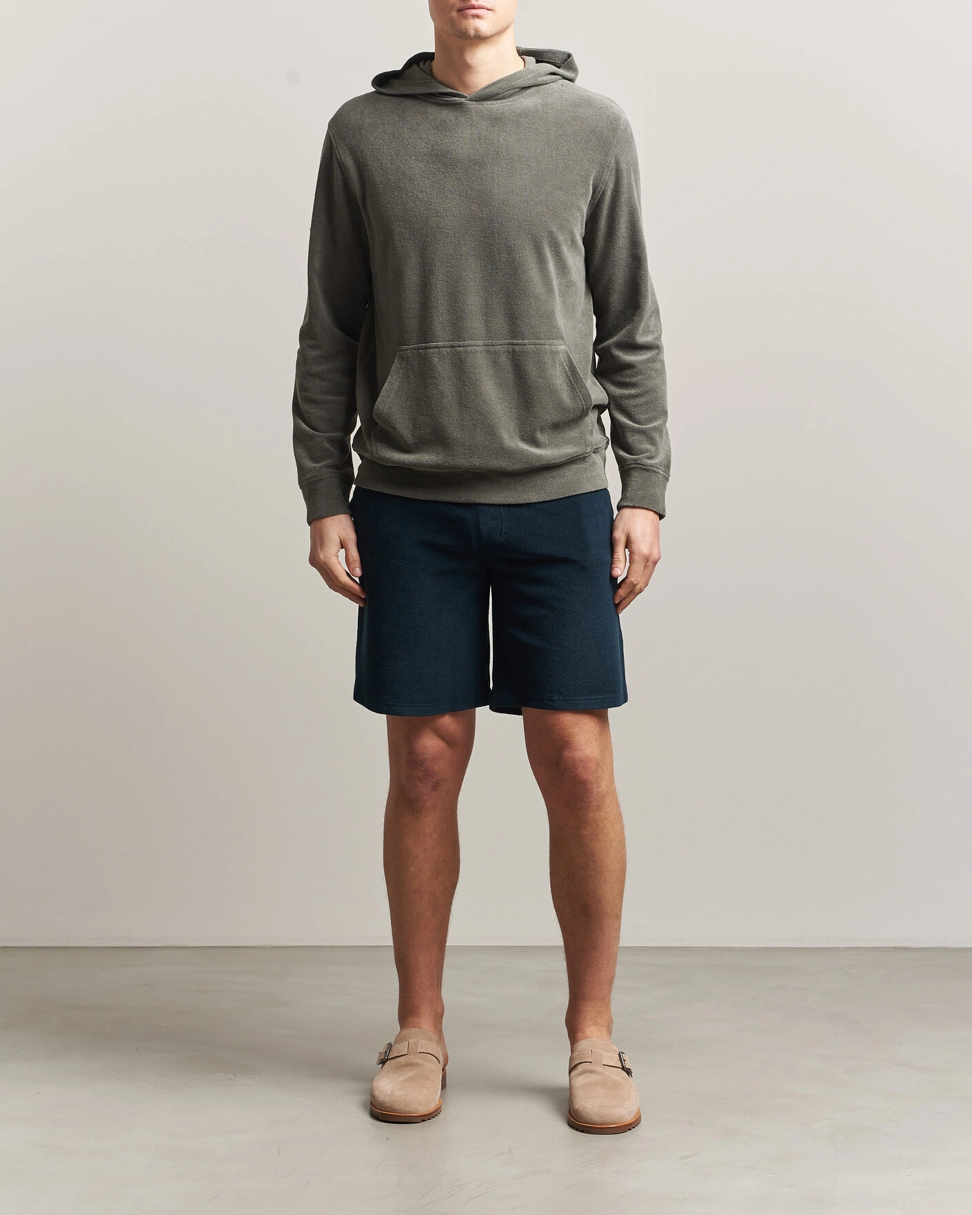 Herre | Shorts | Altea | Terry Drawstring Shorts Navy