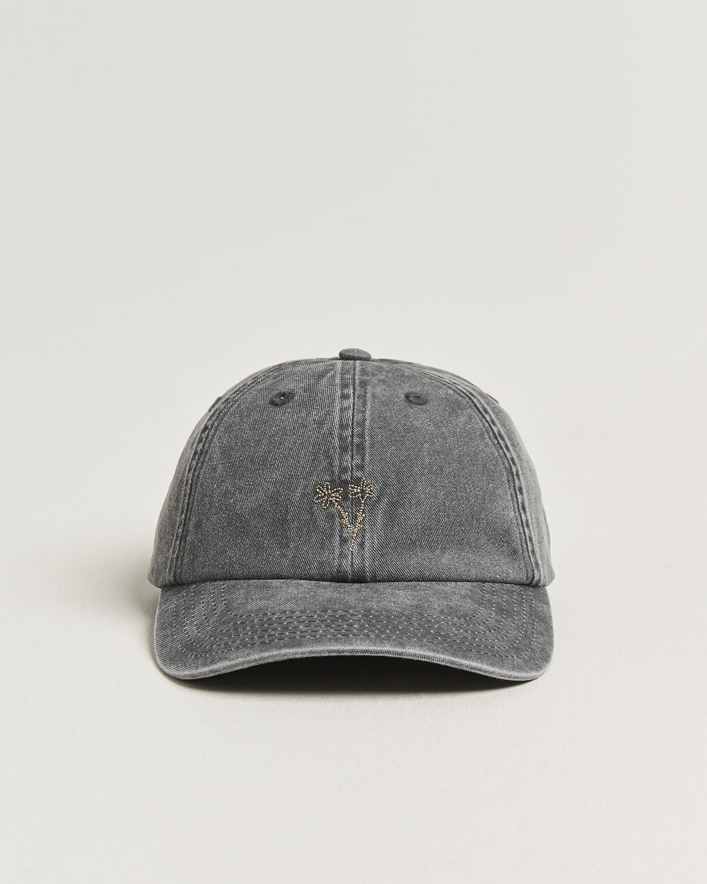 Herre | Hatte & kasketter | Forét | Bouquet Heavy Washed Cap Washed Black