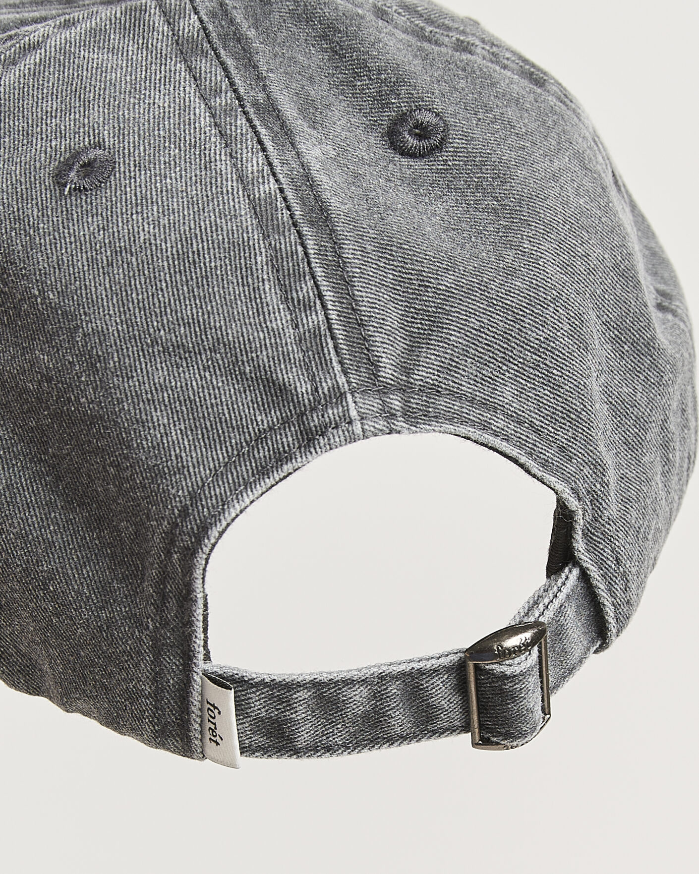 Herre | Hatte & kasketter | Forét | Bouquet Heavy Washed Cap Washed Black