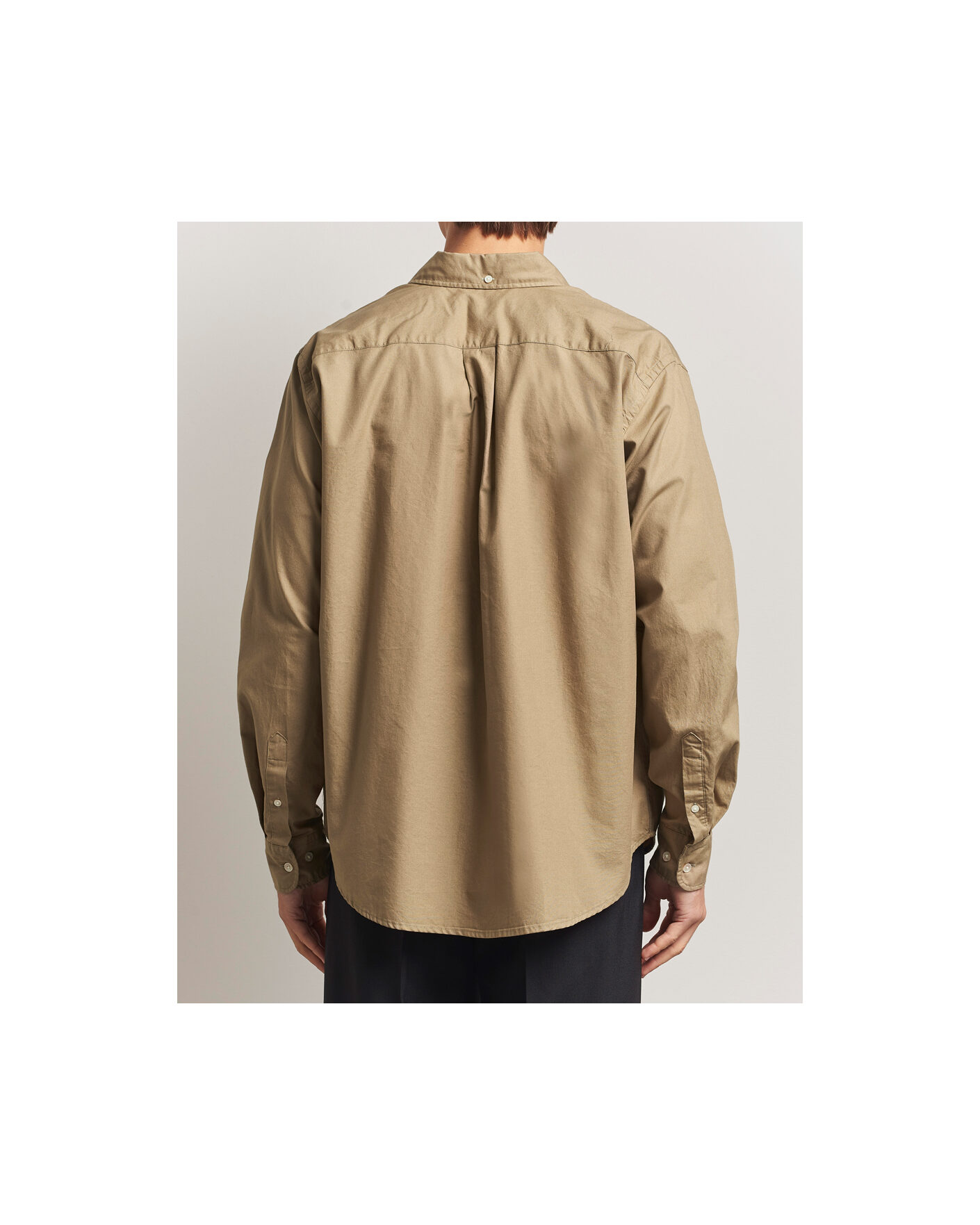 Herre | Skjorter | Forét | Flag Regular Fit Oxford Shirt Khaki