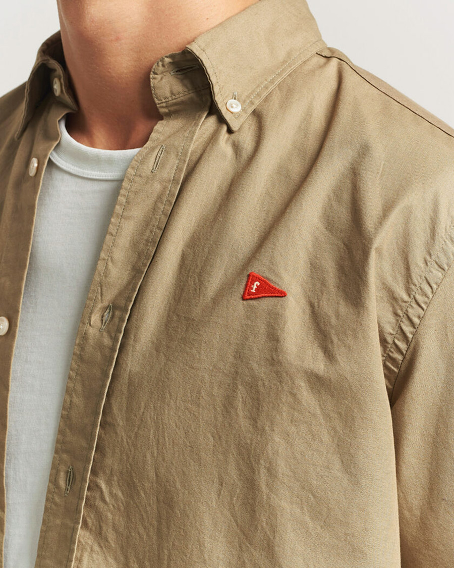 Herre | Skjorter | Forét | Flag Regular Fit Oxford Shirt Khaki