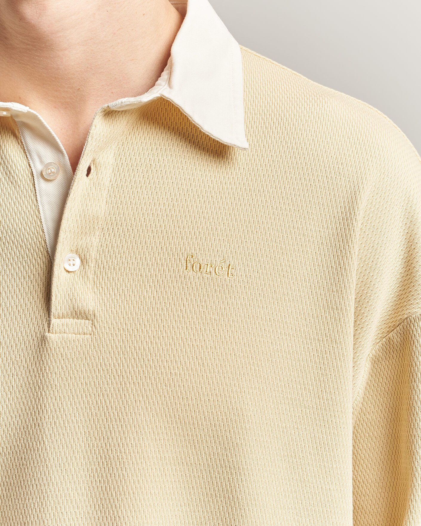 Herre | Trøjer | Forét | Match Rugby Structured Sweatshirt Vintage Yellow