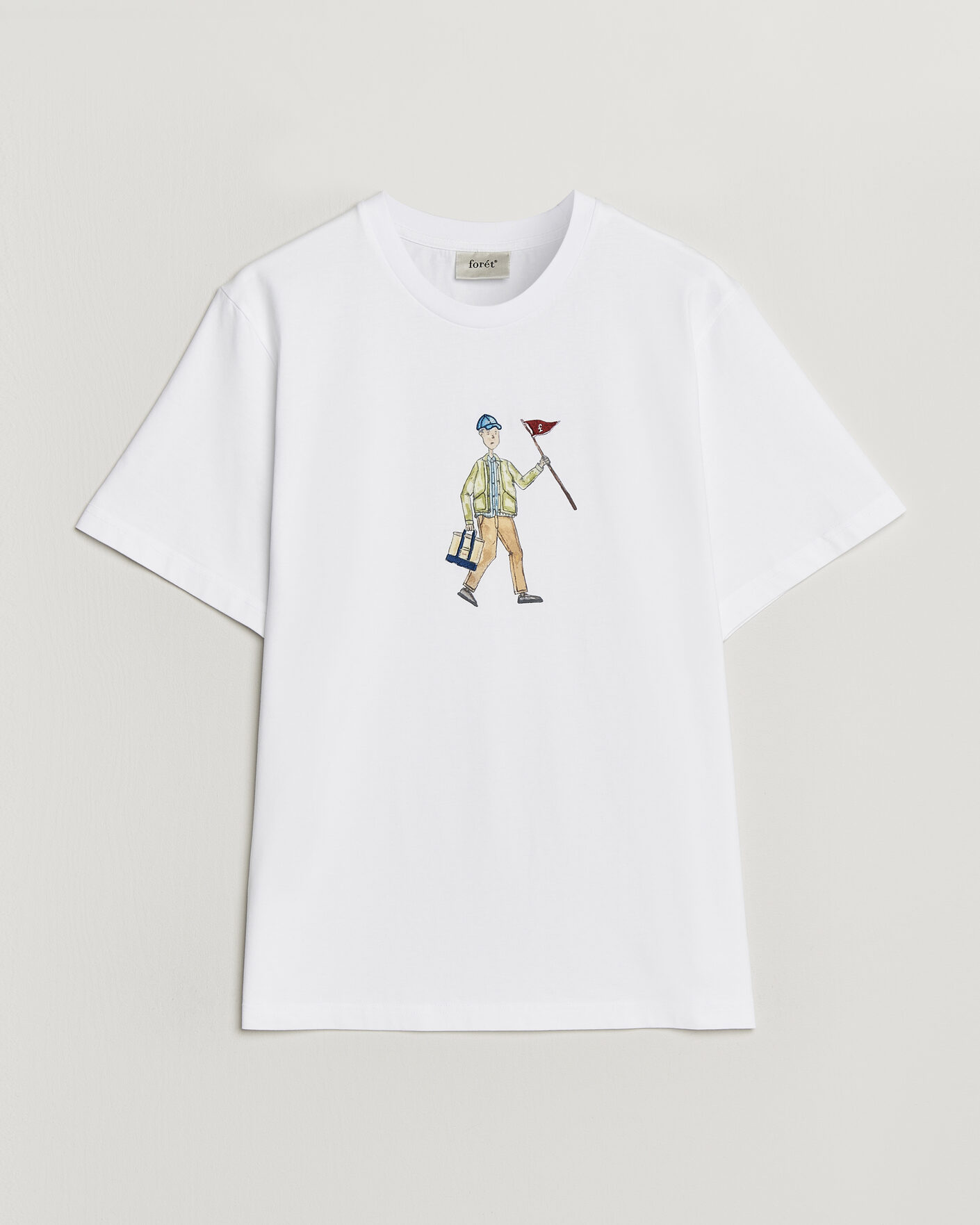 Herre | T-Shirts | Forét | Patrol T-Shirt White
