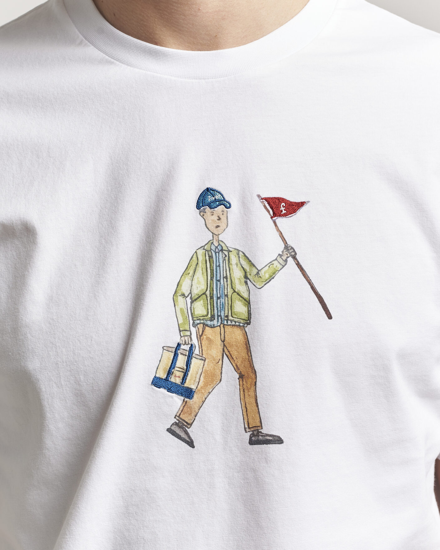 Herre | T-Shirts | Forét | Patrol T-Shirt White