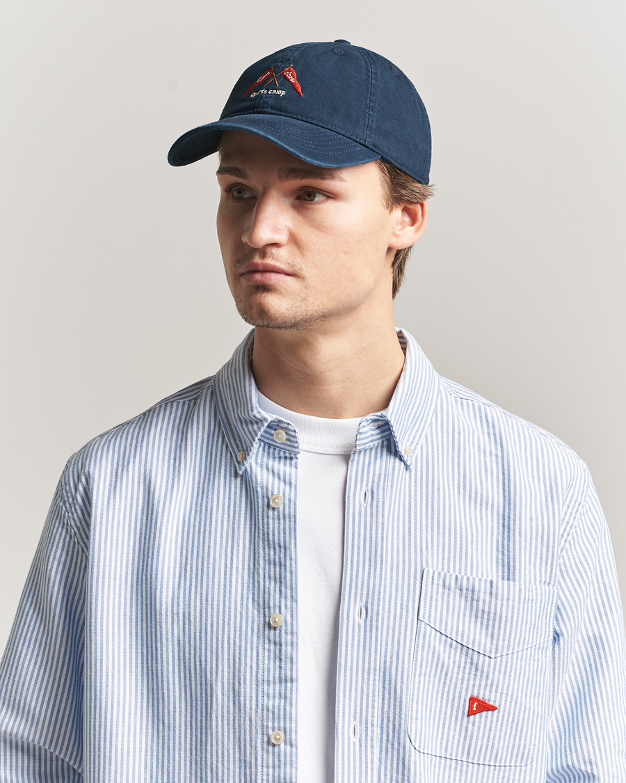 Herre | Hatte & kasketter | Forét | Pennant Washed Cap Navy