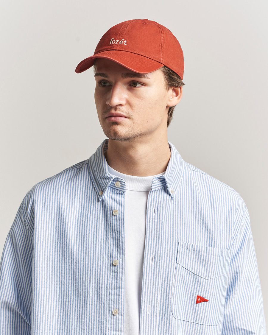 Herre | Hatte & kasketter | Forét | Hawk Washed Cap Red