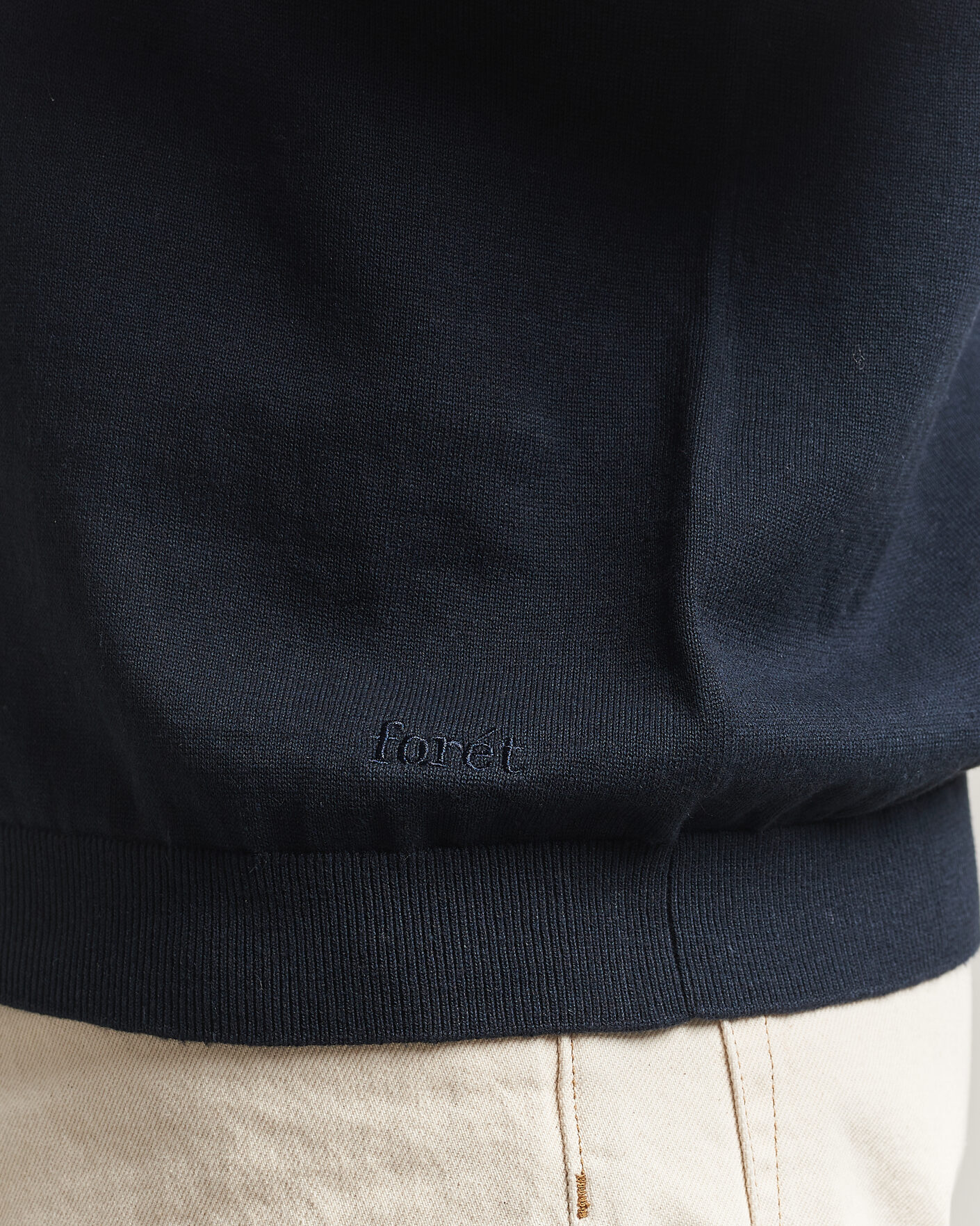 Herre | Polotrøjer | Forét | Sea Cotton/Linen Polo Navy
