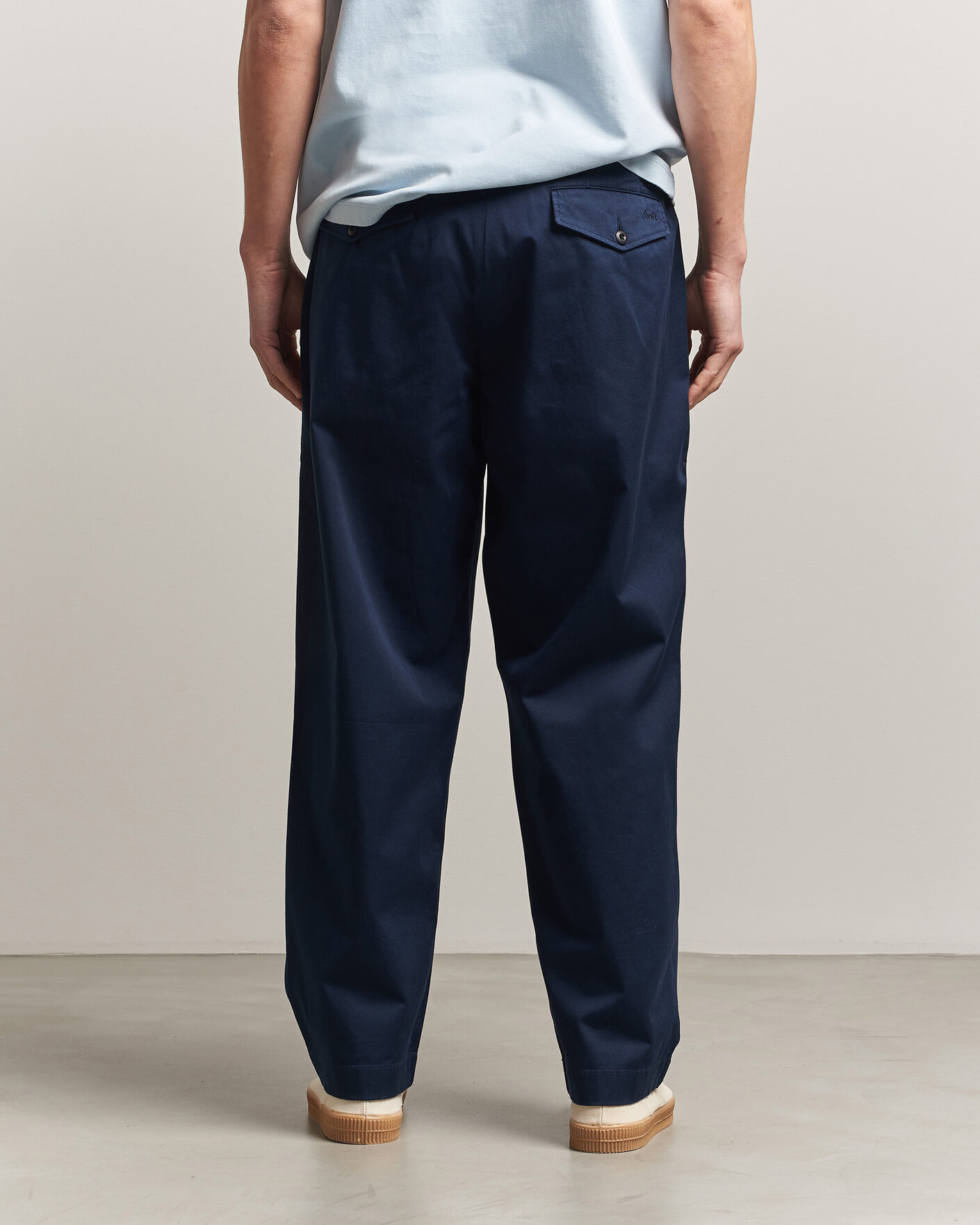 Herre | Bukser | Forét | Writer Relaxed Fit Pants Navy