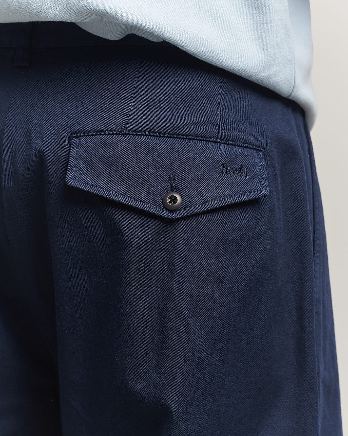 Herre | Bukser | Forét | Writer Relaxed Fit Pants Navy