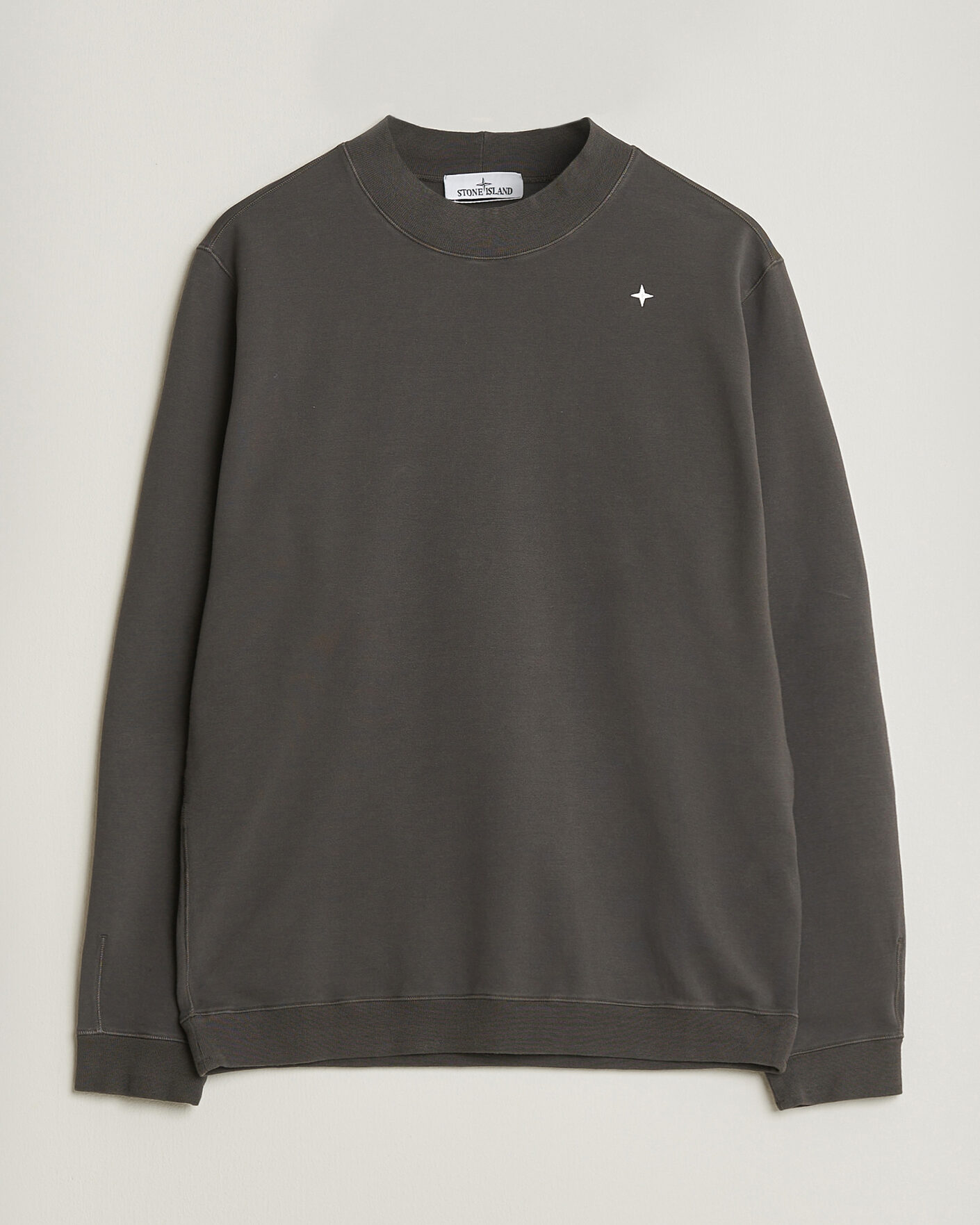 Herre | Trøjer | Stone Island | Stellina Cotton Sweatshirt Charcoal