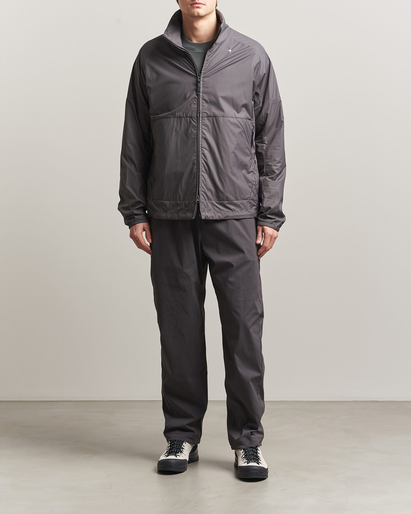 Herre | Jakker | Stone Island | Stellina Nylon Stretch Field Jacket Charcoal