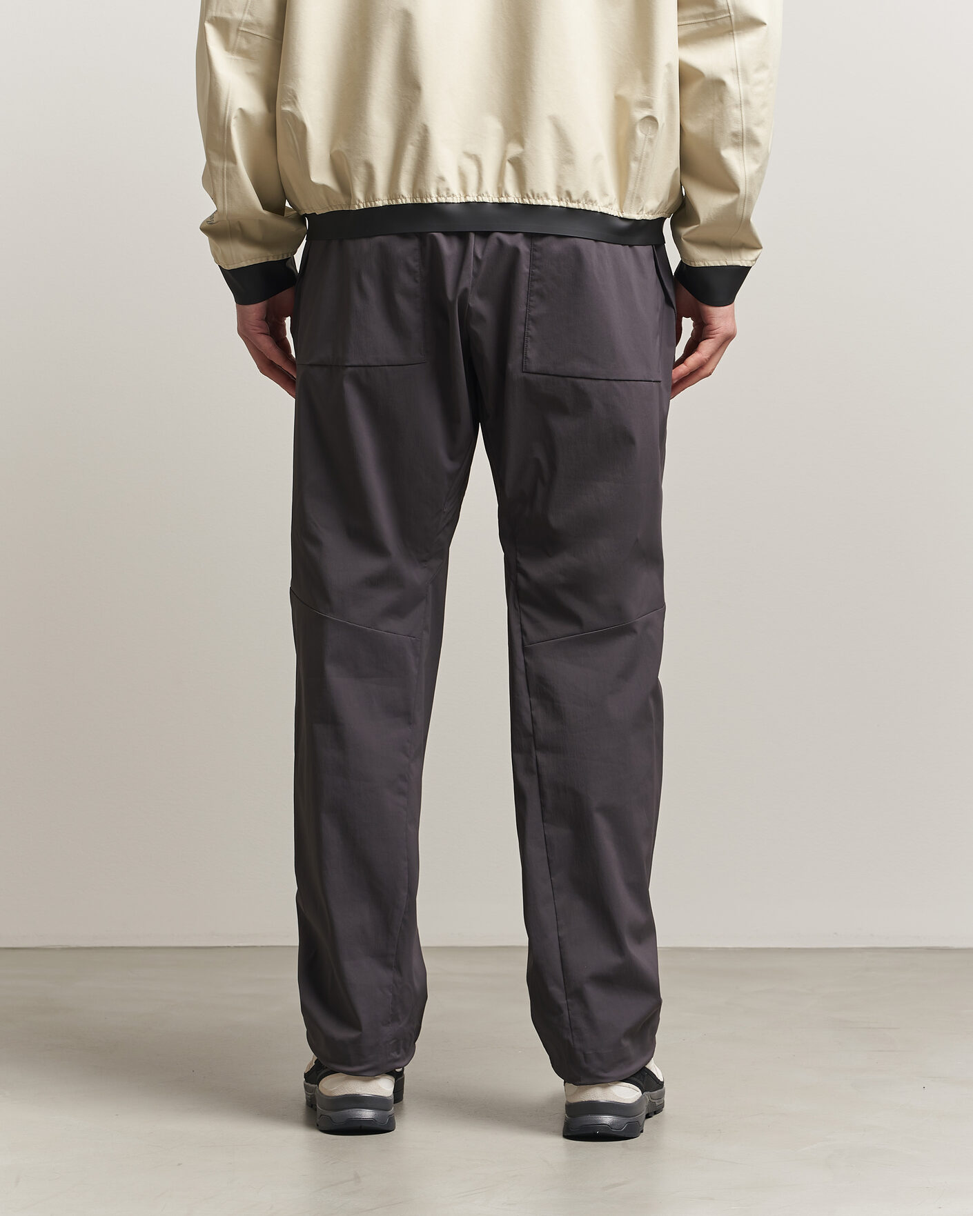 Herre | Bukser | Stone Island | Stellina Technical Nylon Stretch Trousers Charcoal