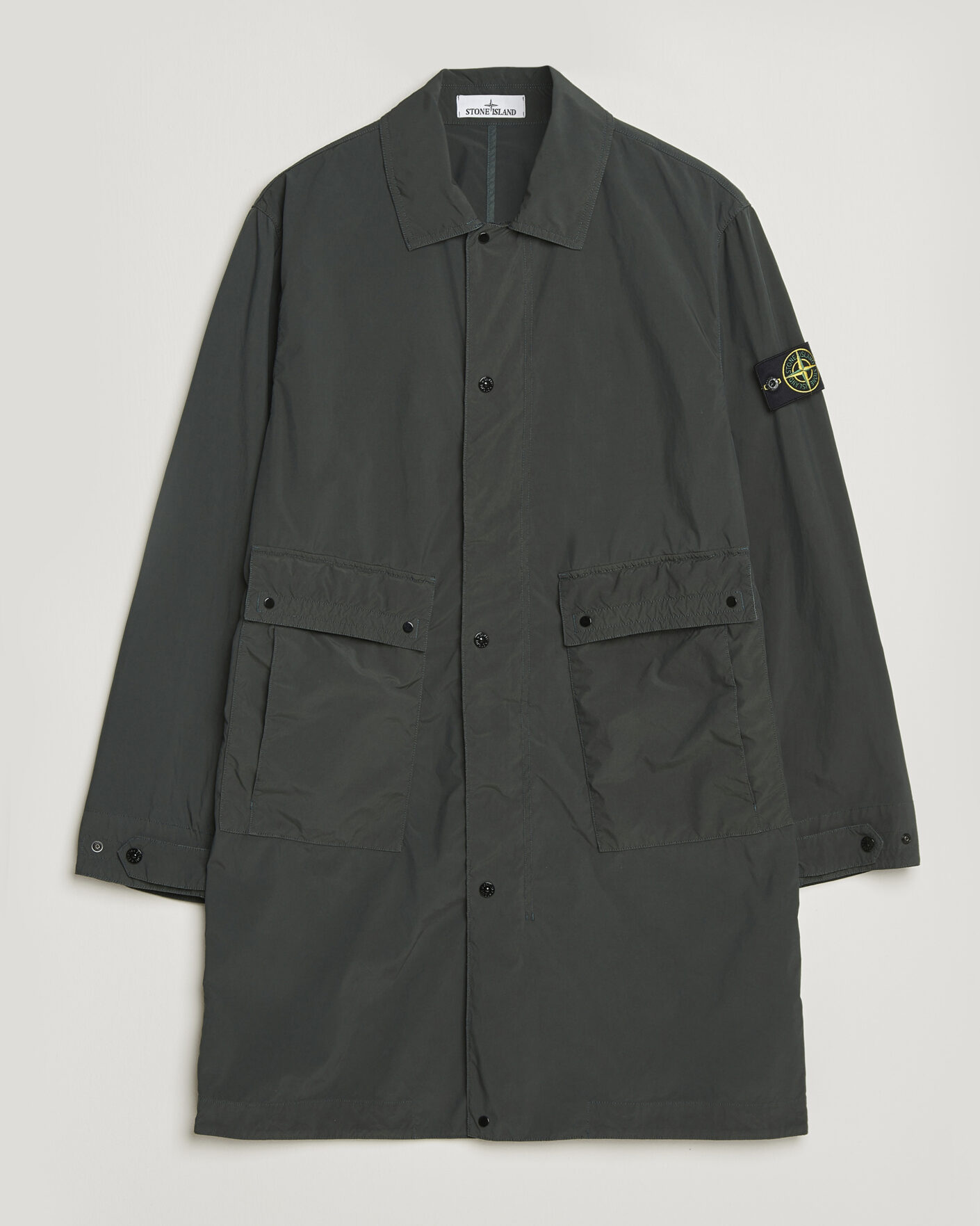 Herre | Jakker | Stone Island | Light Compact Car Coat Charcoal