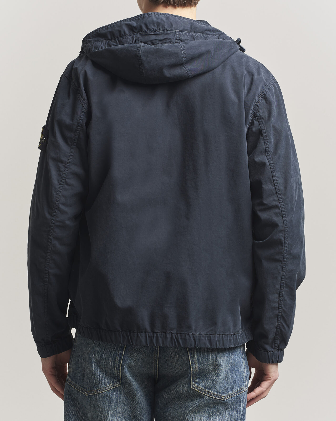 Herre | Jakker | Stone Island | Stretch Cotton Twill Hood Jacket Navy