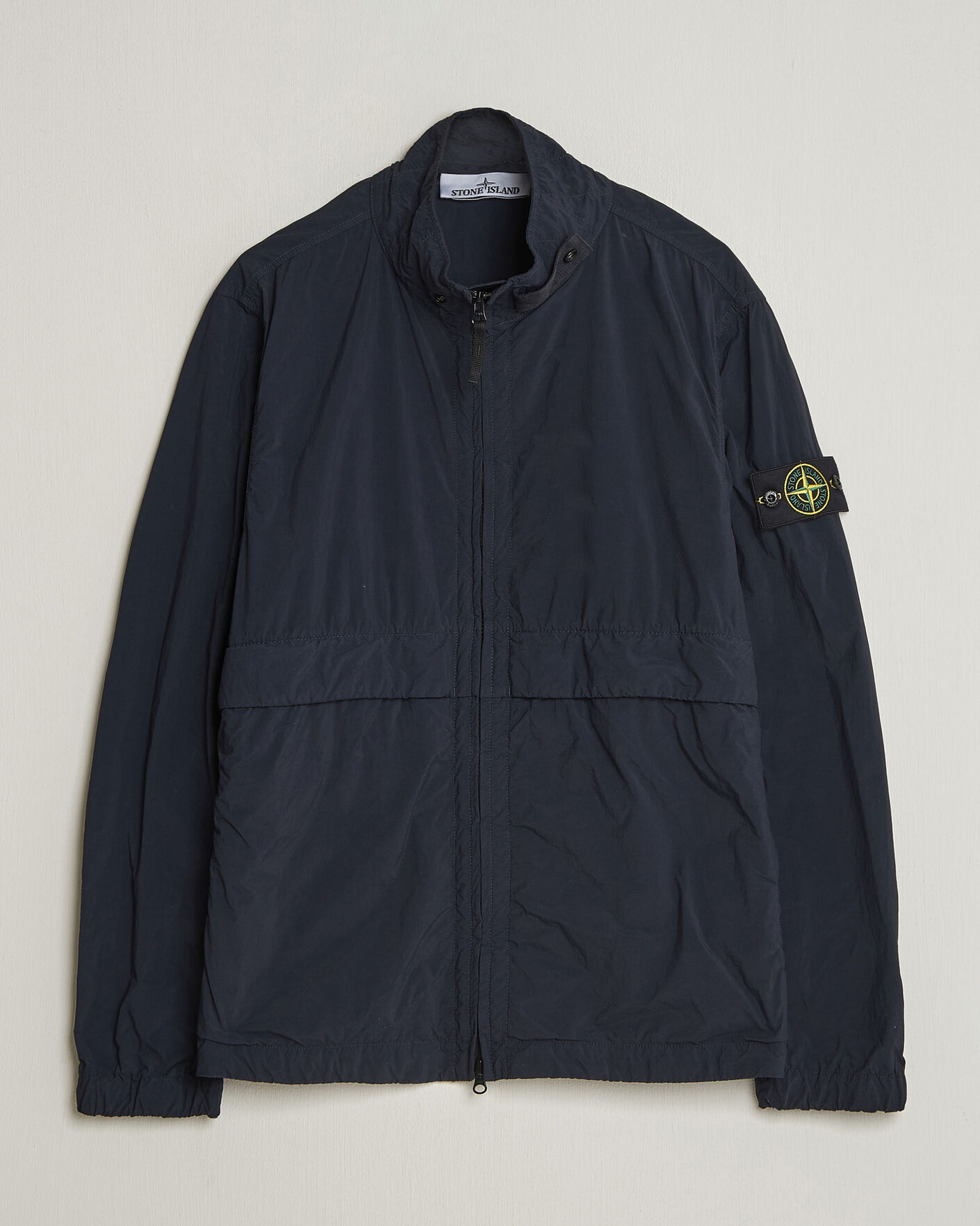 Herre | Jakker | Stone Island | Nylon Smerigliato-TC Stand Collar Jacket Navy