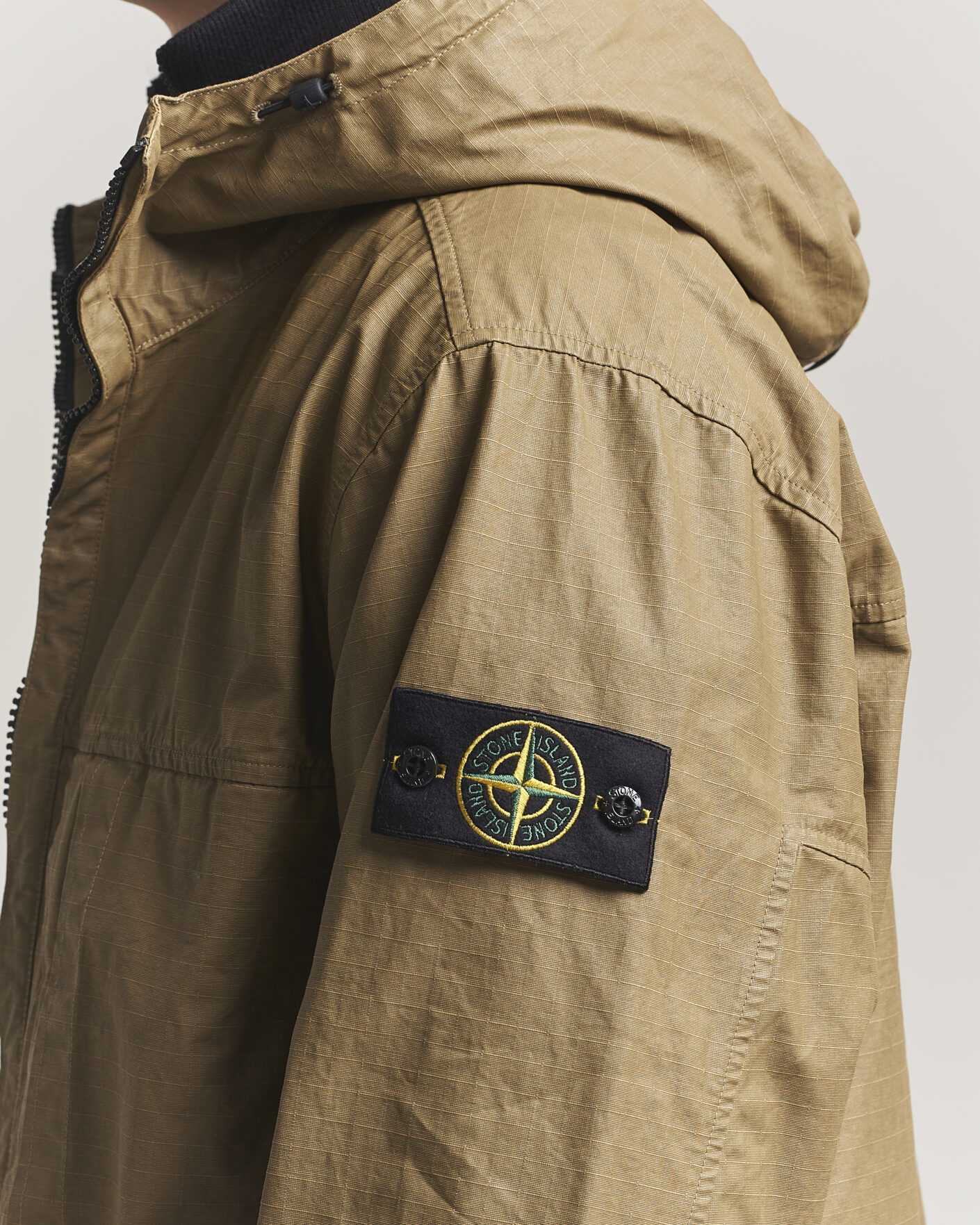 Herre | Jakker | Stone Island | Double Coated Cotton Ripstop Jacket Military Green