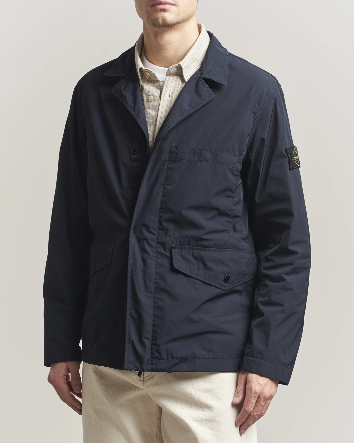 Herre | Jakker | Stone Island | Micro Twill Blazer Jacket Navy