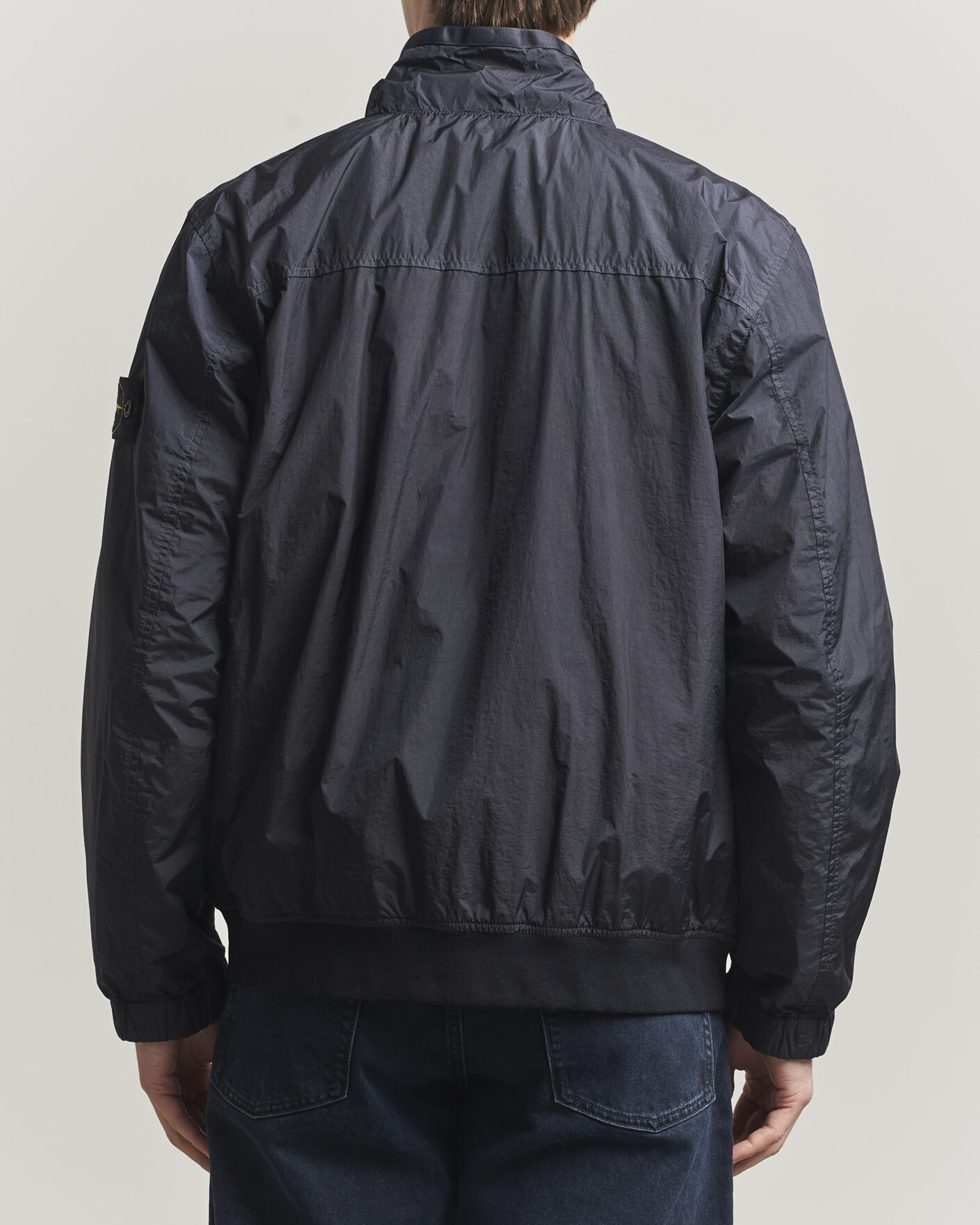 Herre | Jakker | Stone Island | Crinkle Reps Short Jacket Navy