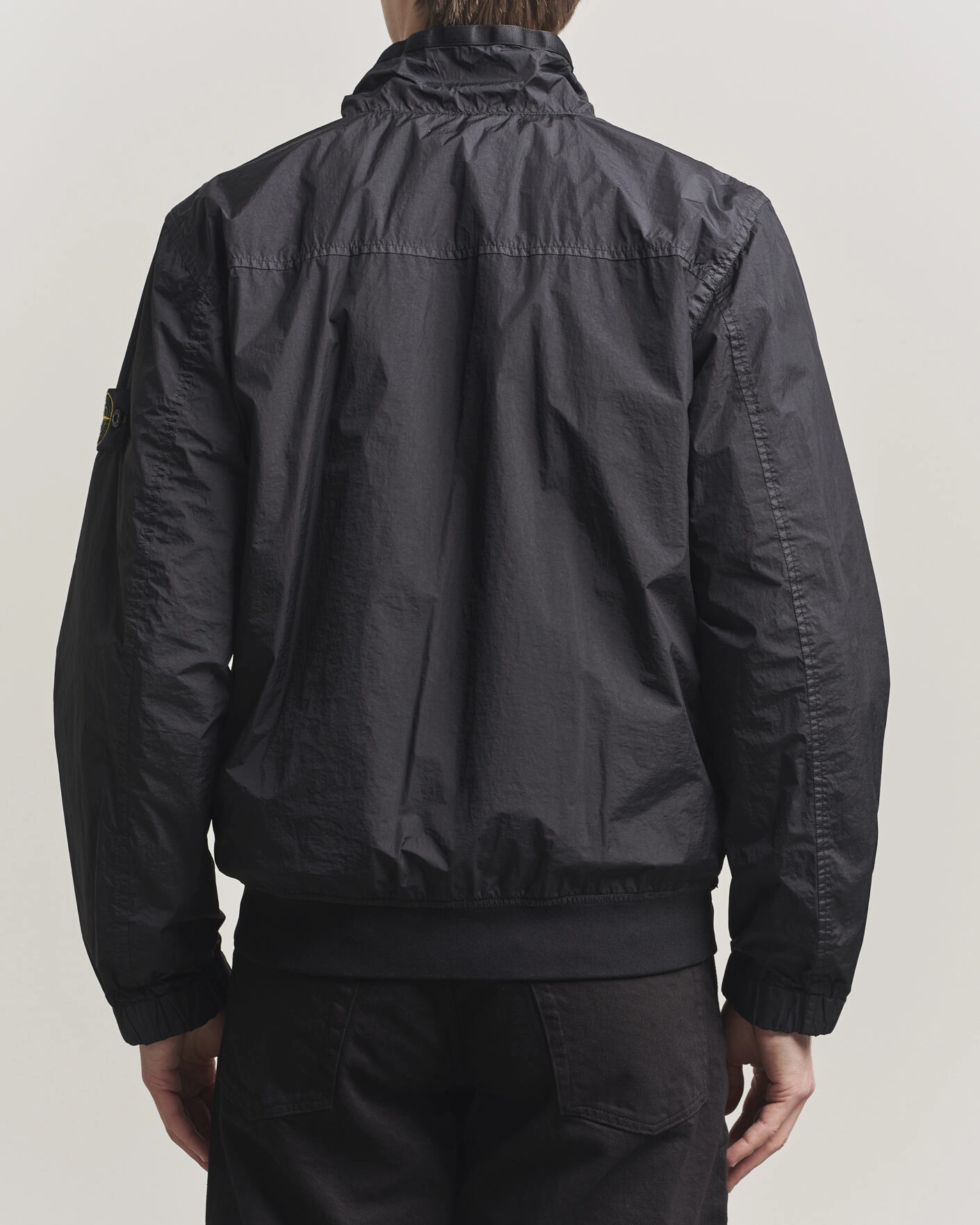 Herre | Jakker | Stone Island | Crinkle Reps Short Jacket Black