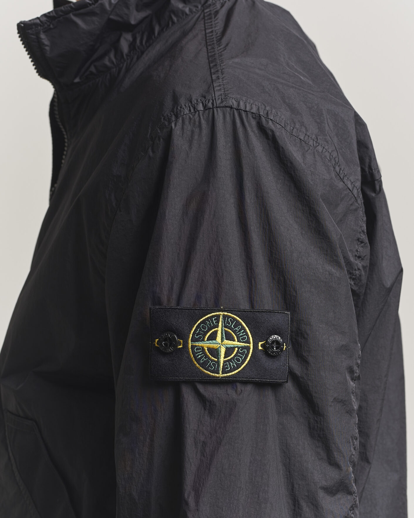 Herre | Jakker | Stone Island | Crinkle Reps Short Jacket Black