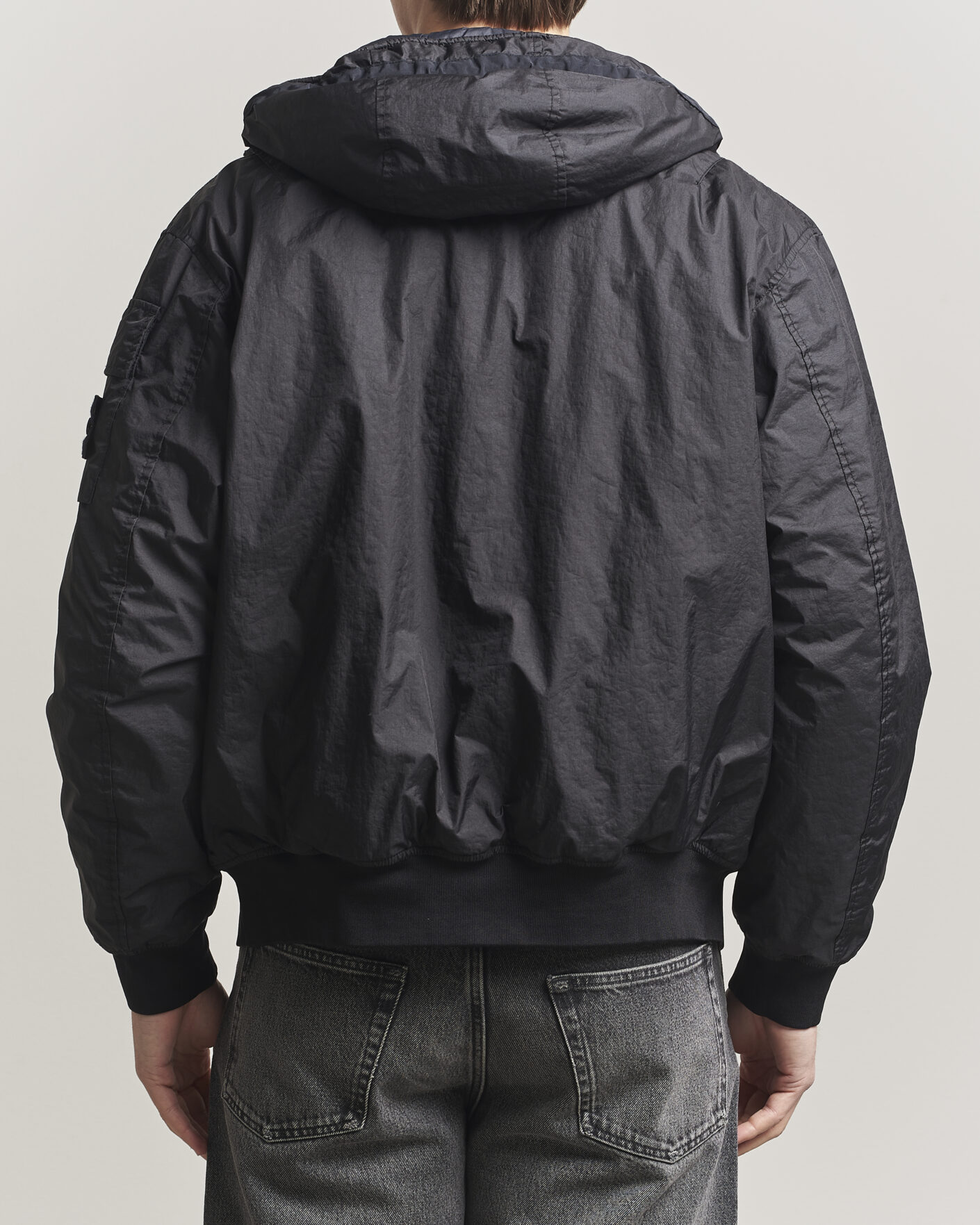Herre | Jakker | Stone Island | Membrana 3L Hood Jacket Black