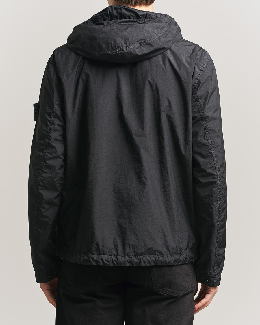 Herre | Jakker | Stone Island | Crinkle Reps Padded Hood Jacket Black