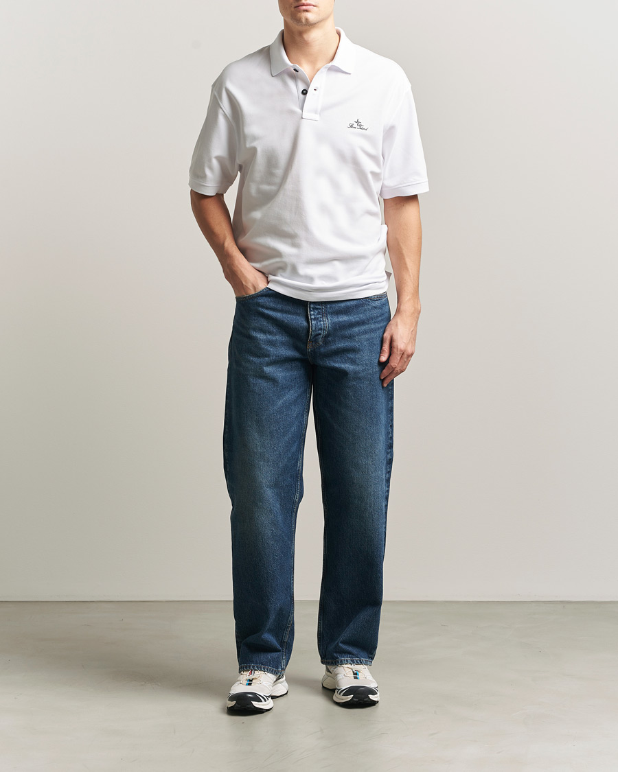 Herre | Polotrøjer | Stone Island | Organic Cotton Pique White