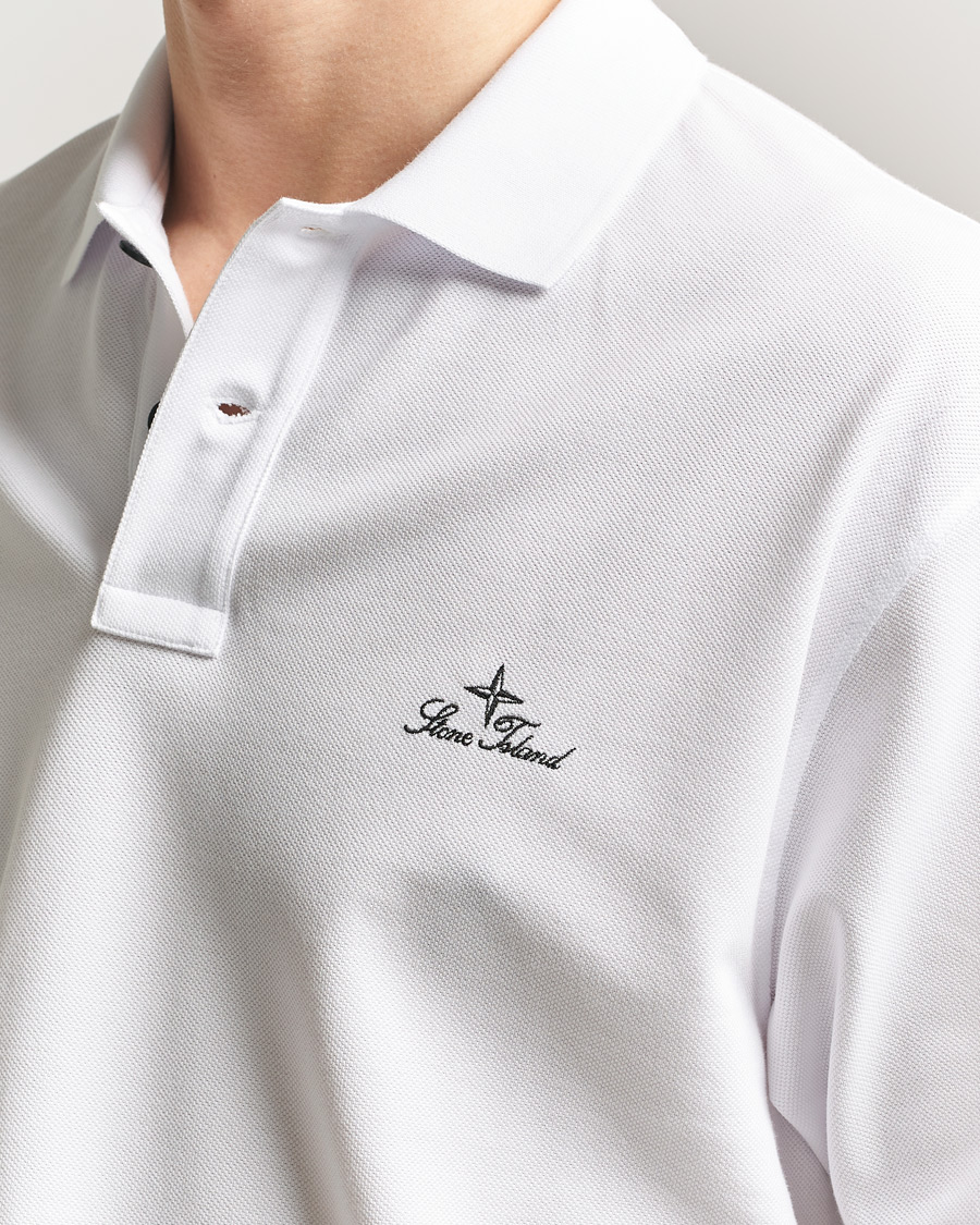 Herre | Polotrøjer | Stone Island | Organic Cotton Pique White