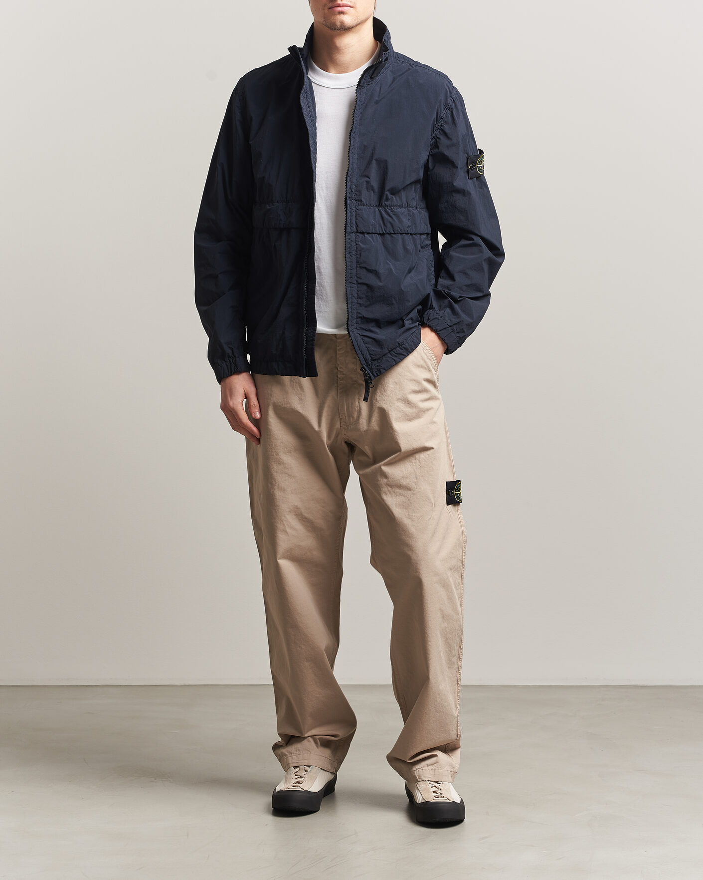 Herre | Bukser | Stone Island | Cotton Ripstop Trousers Desert