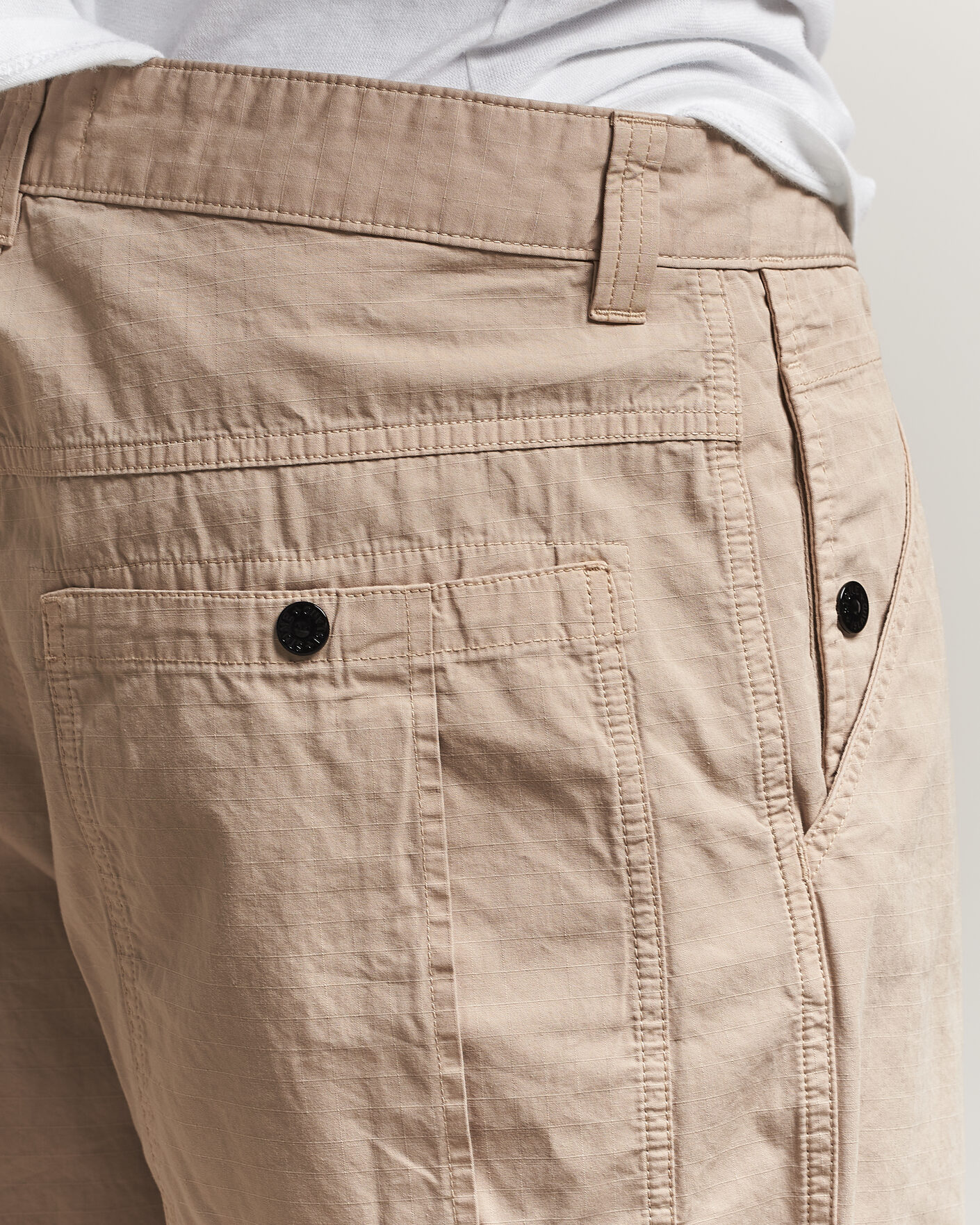 Herre | Bukser | Stone Island | Cotton Ripstop Trousers Desert