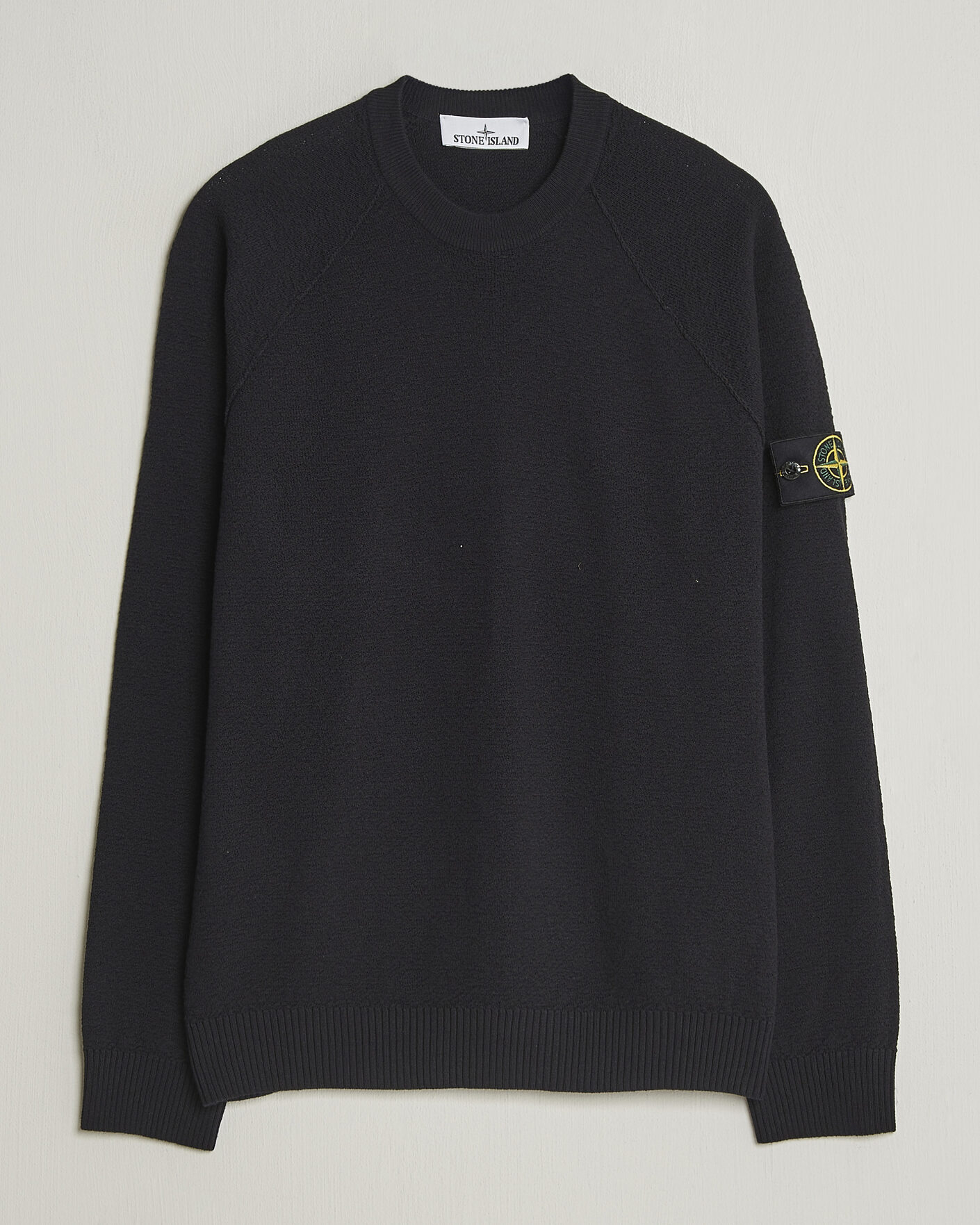 Herre | Trøjer | Stone Island | Raw Hand Organic Cotton Crewneck Navy