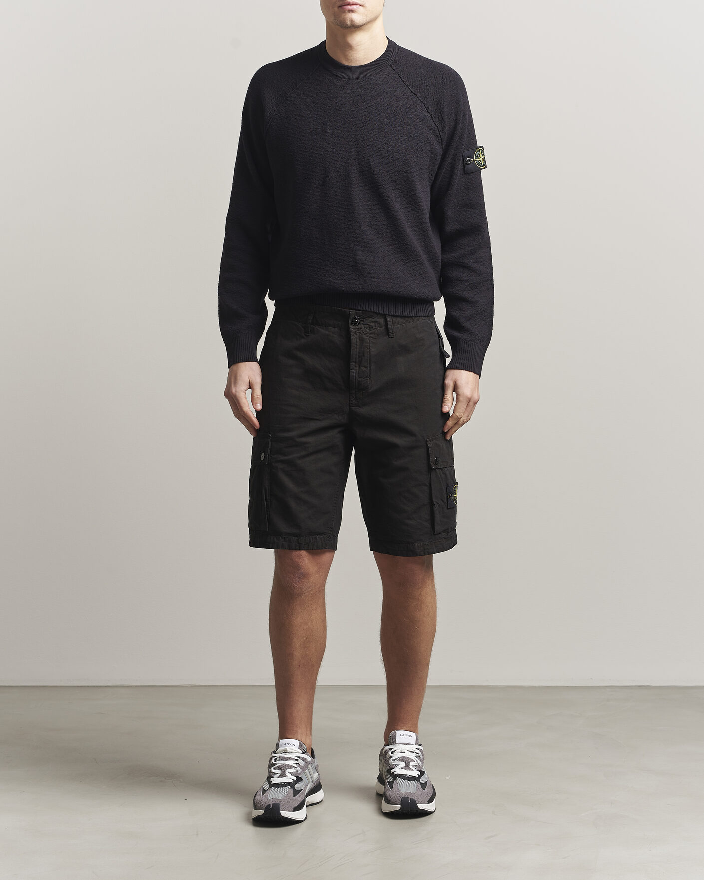 Herre | Trøjer | Stone Island | Raw Hand Organic Cotton Crewneck Navy