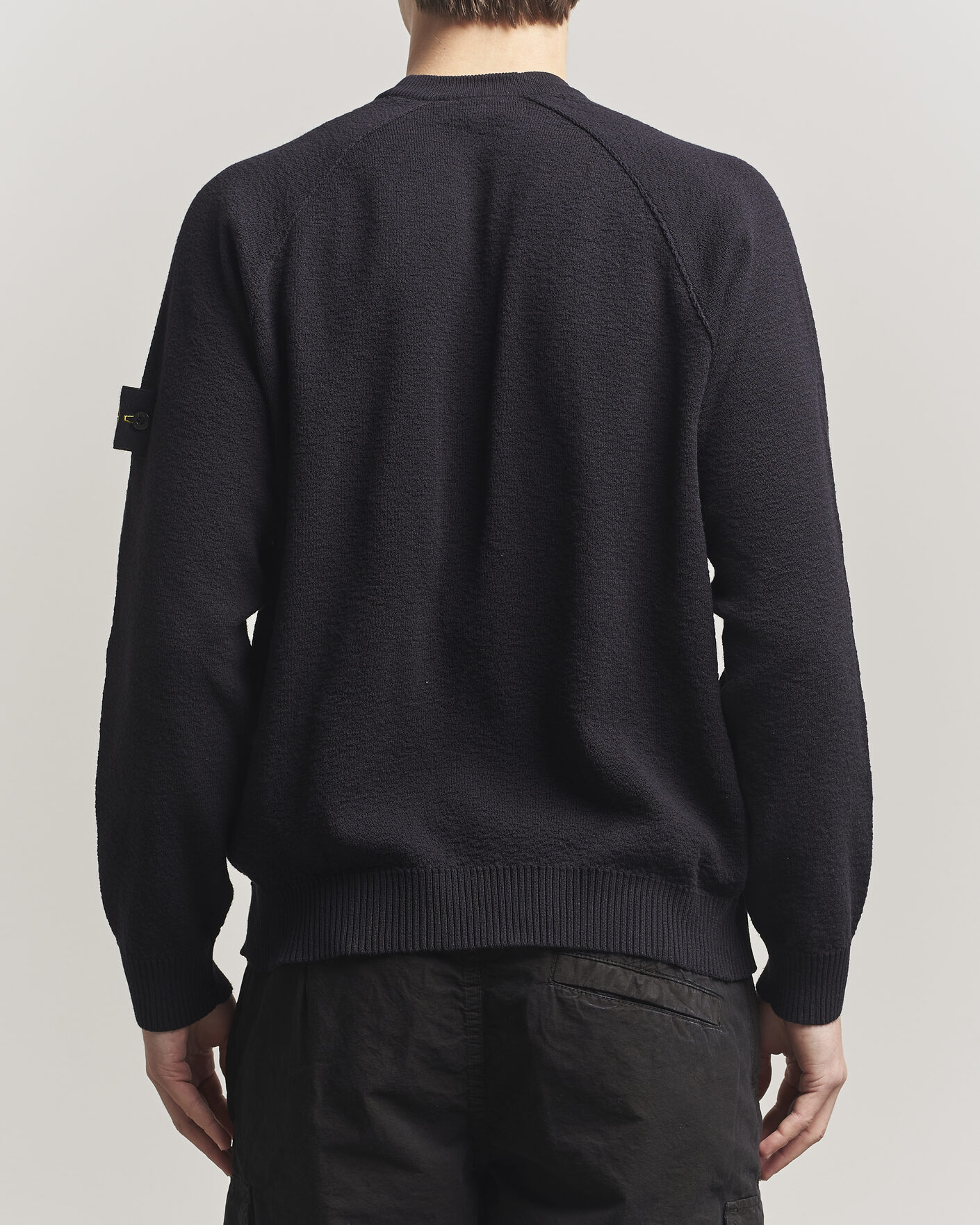 Herre | Trøjer | Stone Island | Raw Hand Organic Cotton Crewneck Navy