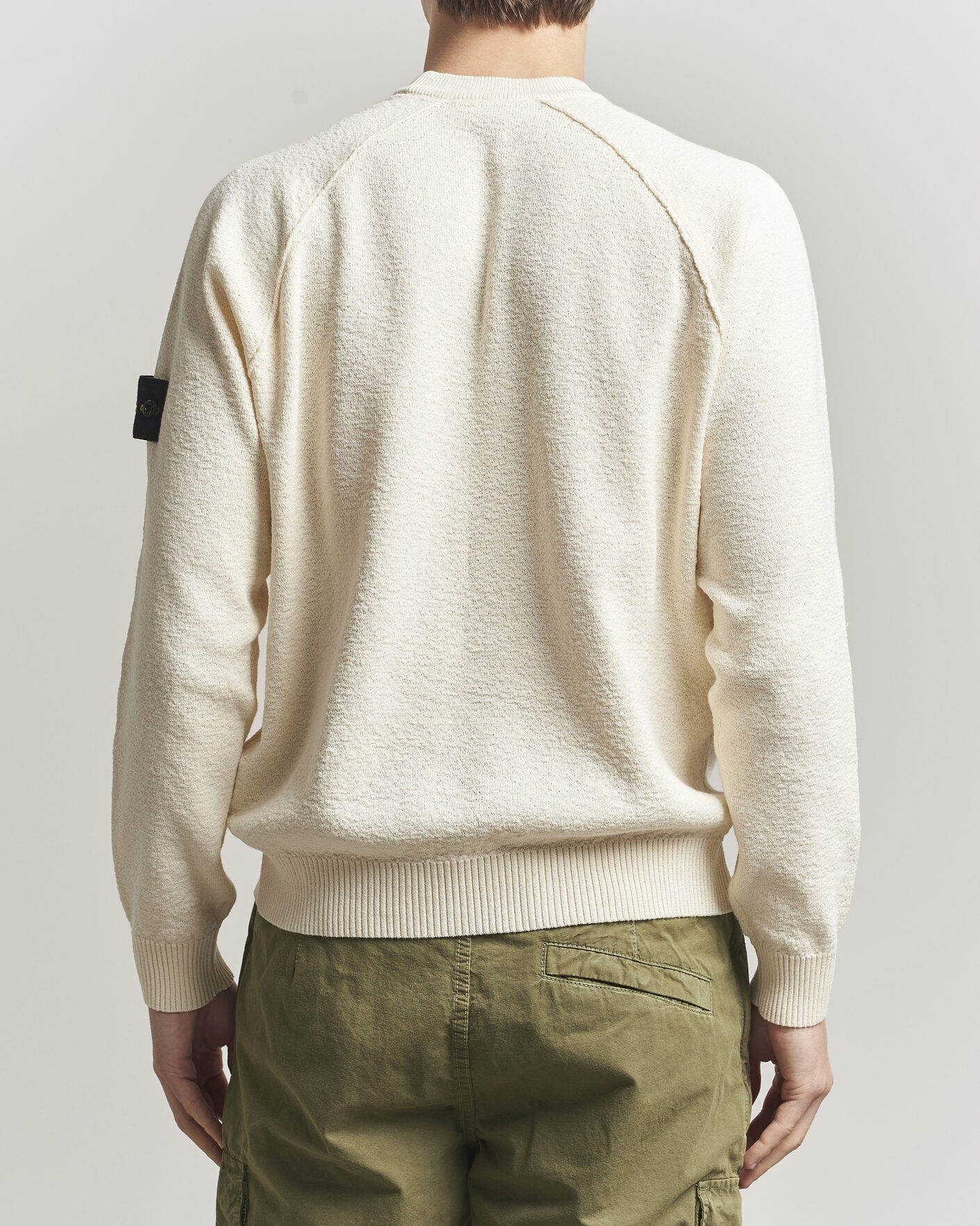 Herre | Trøjer | Stone Island | Raw Hand Organic Cotton Crewneck Ivory