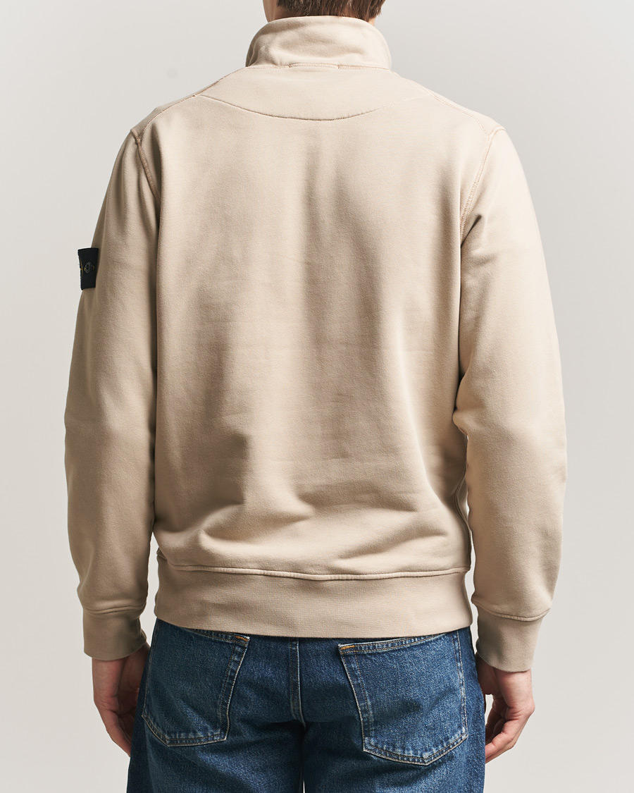 Herre | Trøjer | Stone Island | Garment Dyed Fleece Half Zip Desert