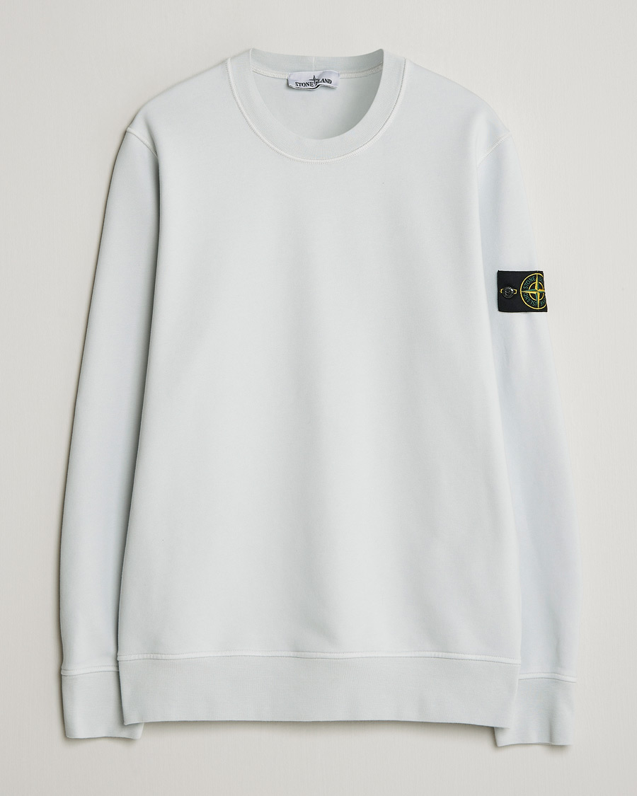 Herre | Trøjer | Stone Island | Garment Dyed Fleece Sweatshirt Sky Blue