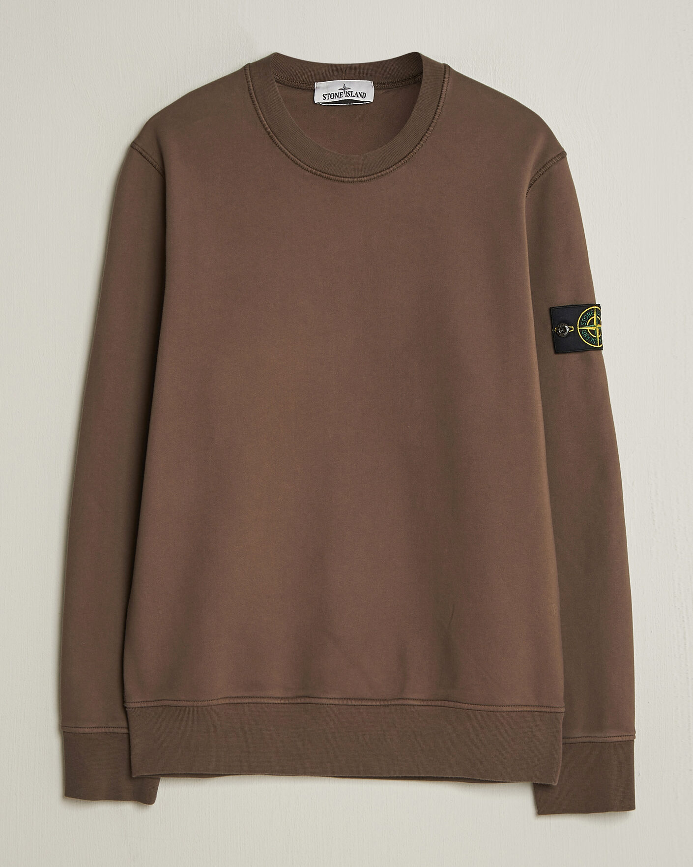 Herre | Trøjer | Stone Island | Garment Dyed Fleece Sweatshirt Umber