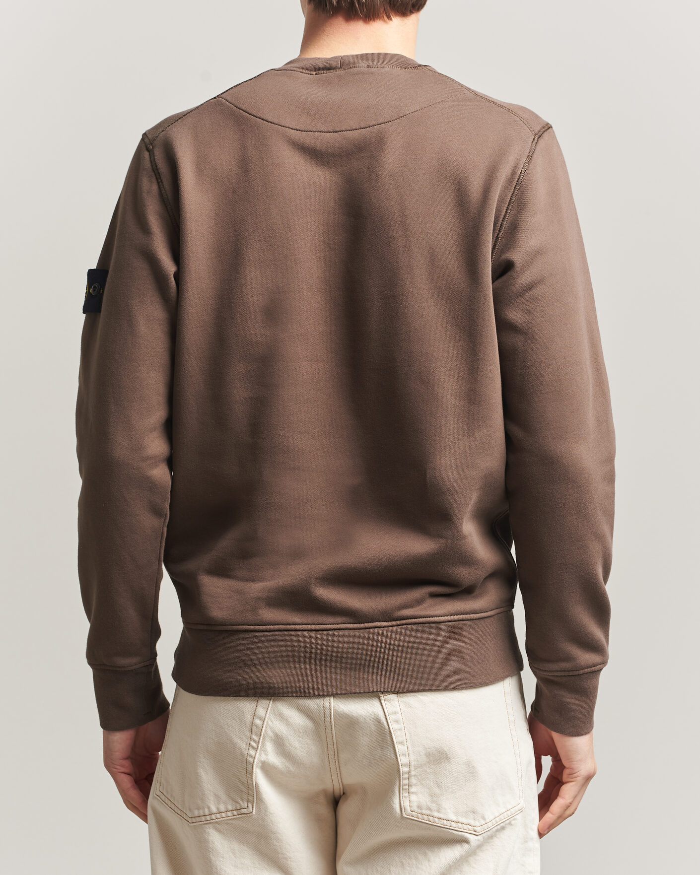 Herre | Trøjer | Stone Island | Garment Dyed Fleece Sweatshirt Umber