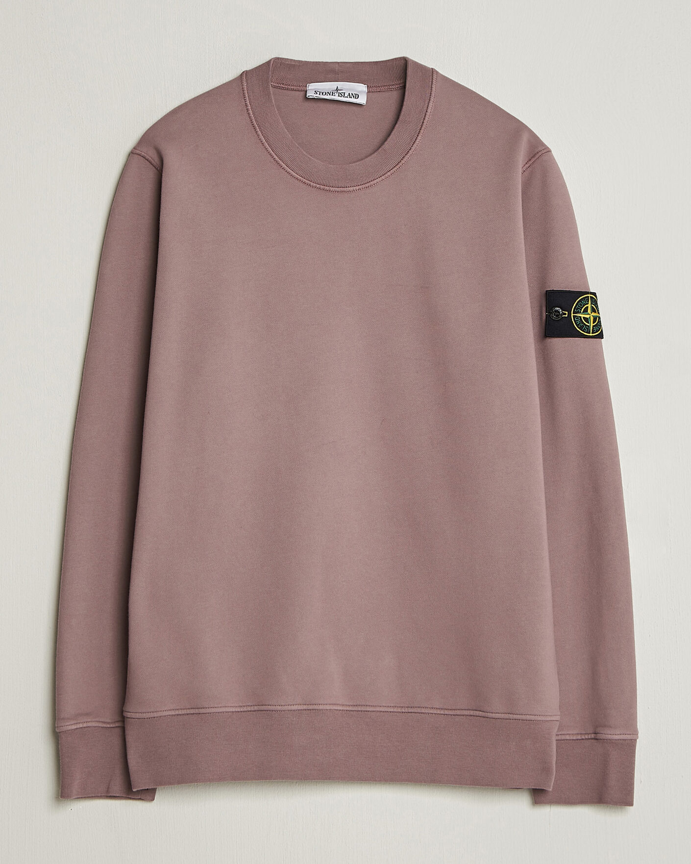Herre | Trøjer | Stone Island | Garment Dyed Fleece Sweatshirt Purple Grey