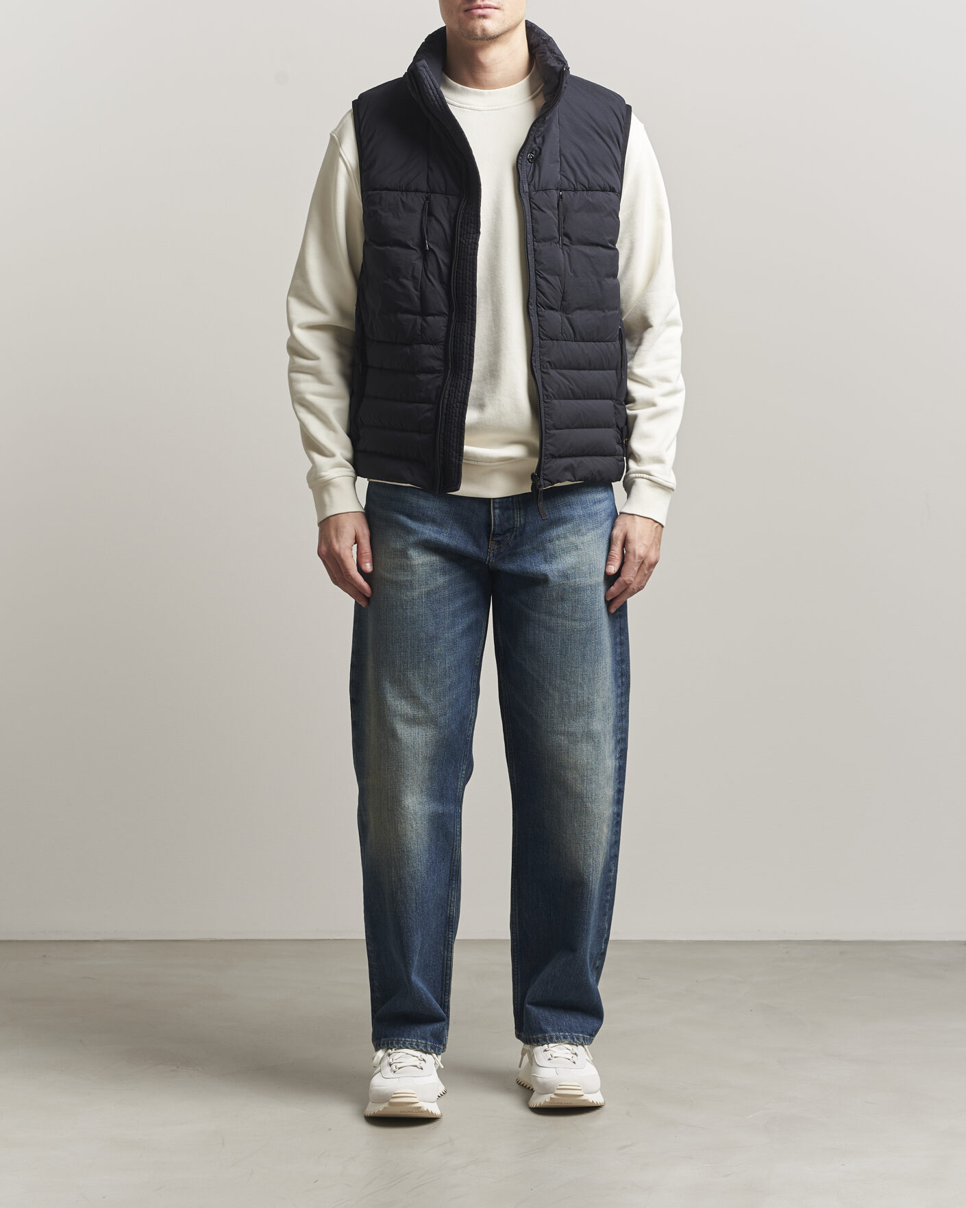 Herre | Veste | Stone Island | Nylon Down Vest Navy