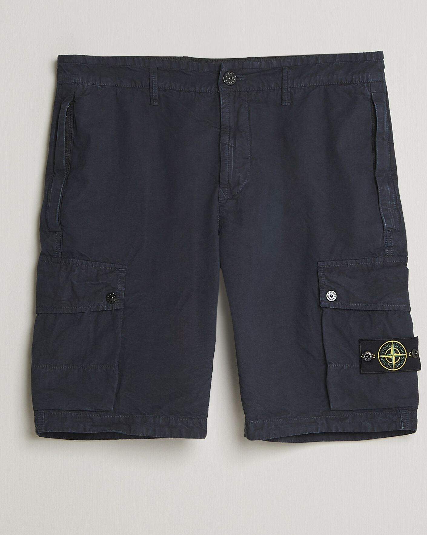 Herre | Shorts | Stone Island | Brushed Cotton Canvas Cargo Shorts Navy
