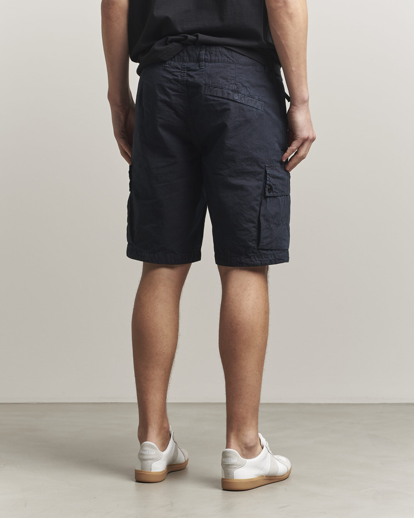 Herre | Shorts | Stone Island | Brushed Cotton Canvas Cargo Shorts Navy