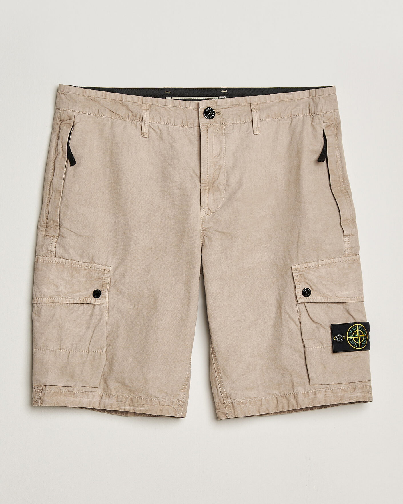 Herre | Shorts | Stone Island | Brushed Cotton Canvas Cargo Shorts Desert