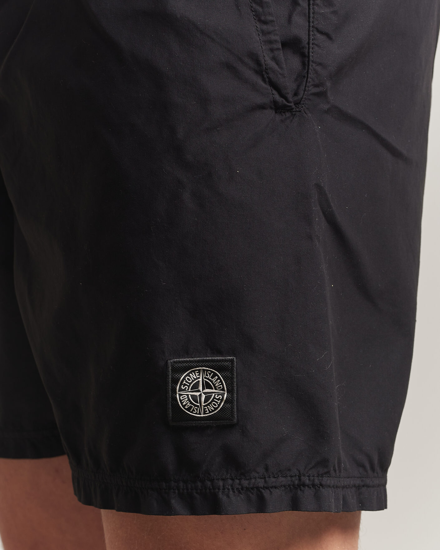Herre | Badebukser | Stone Island | Brushed Nylon Swimshorts Black