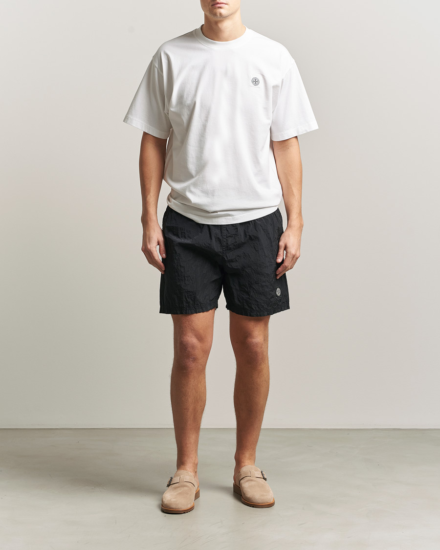 Herre | Badebukser | Stone Island | Nylon Metal Econyl Swimshorts Black