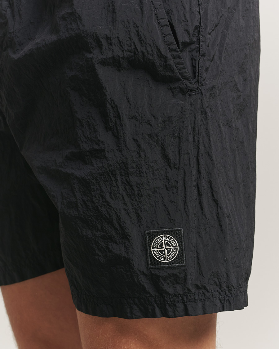 Herre | Badebukser | Stone Island | Nylon Metal Econyl Swimshorts Black