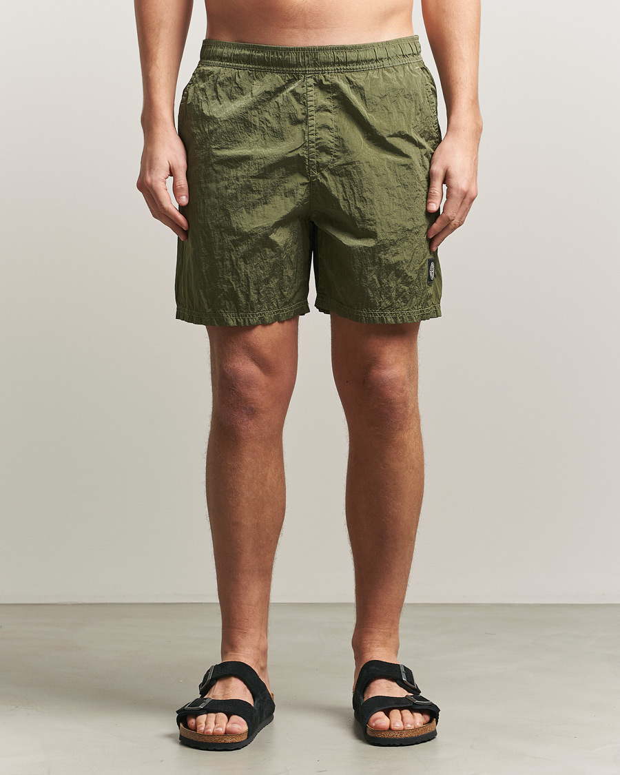 Herre | Badebukser | Stone Island | Nylon Metal Econyl Swimshorts Military Green