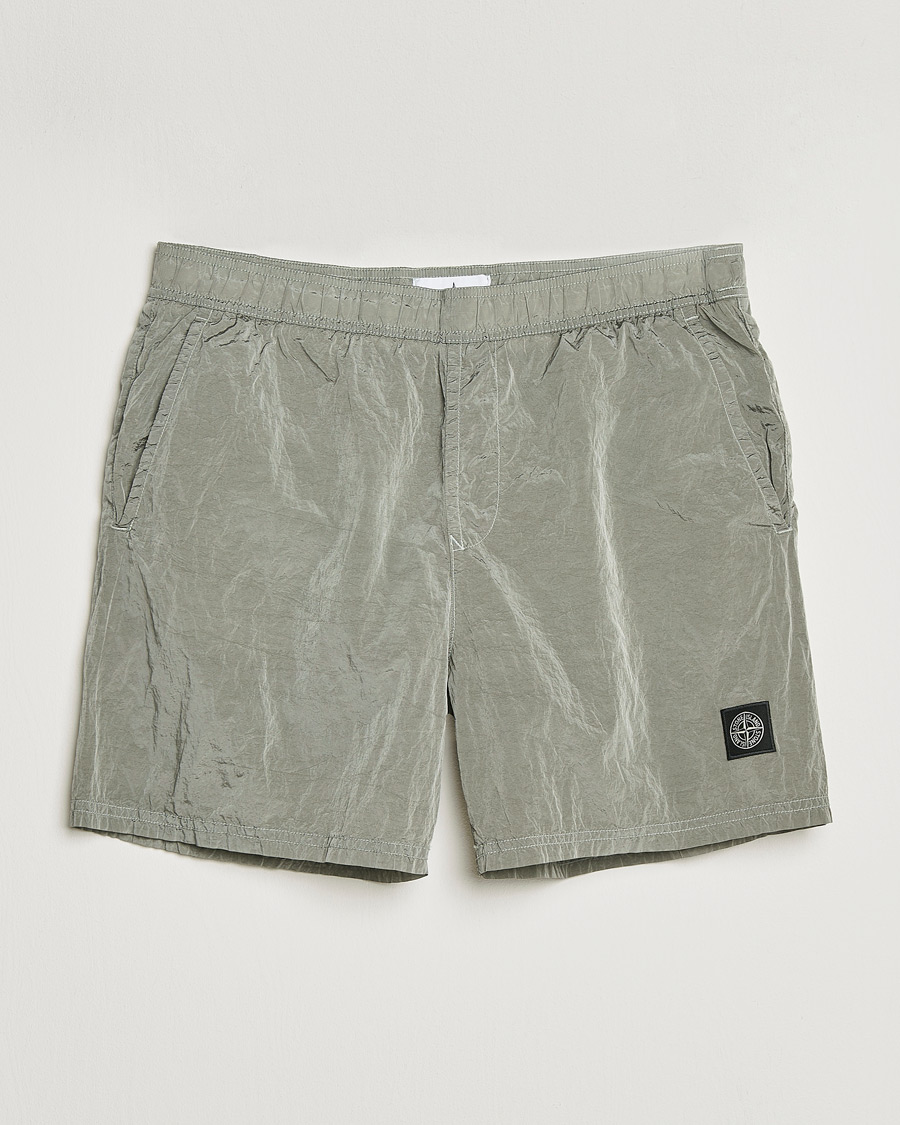 Herre | Badebukser | Stone Island | Nylon Metal Econyl Swimshorts Pearl Grey